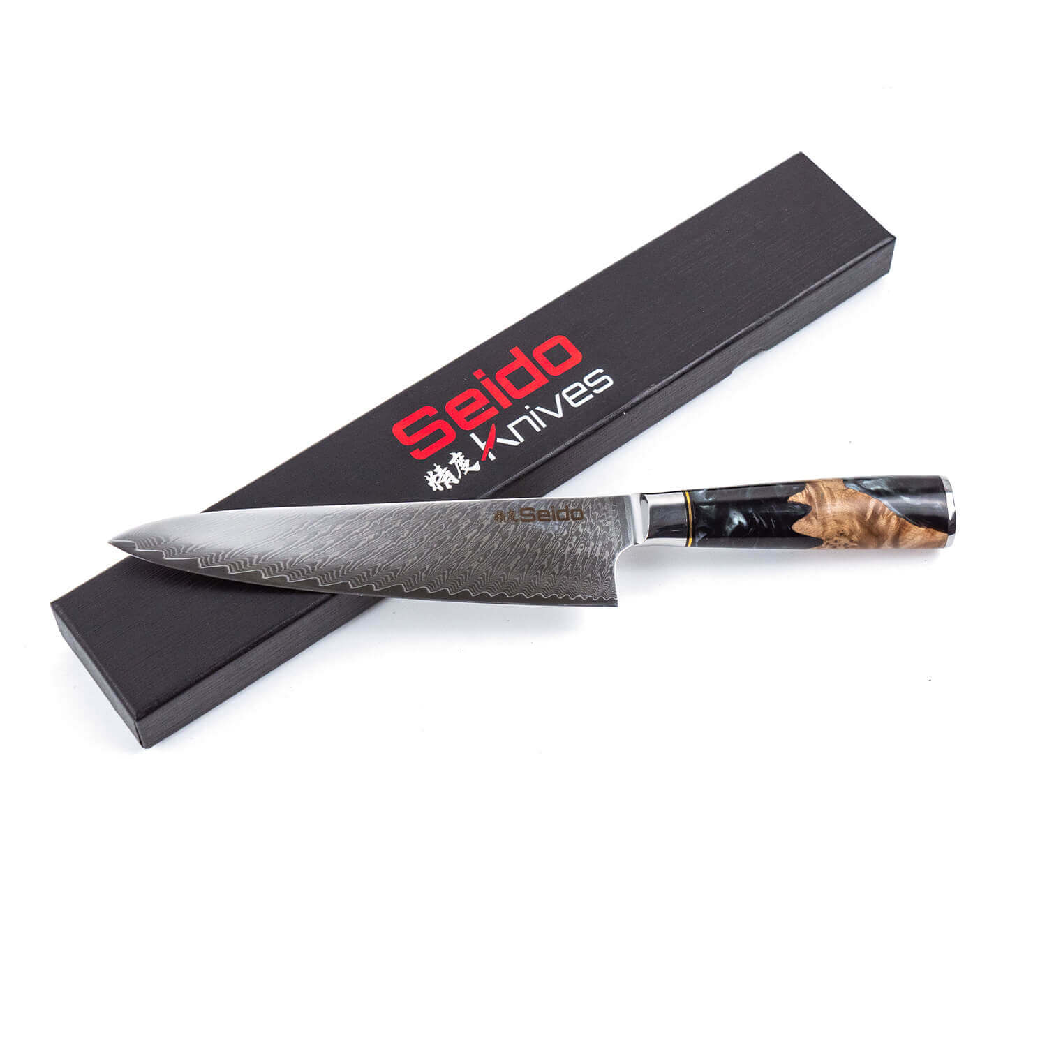 Gyuto Executive Chef Knife with Black Resin Handle