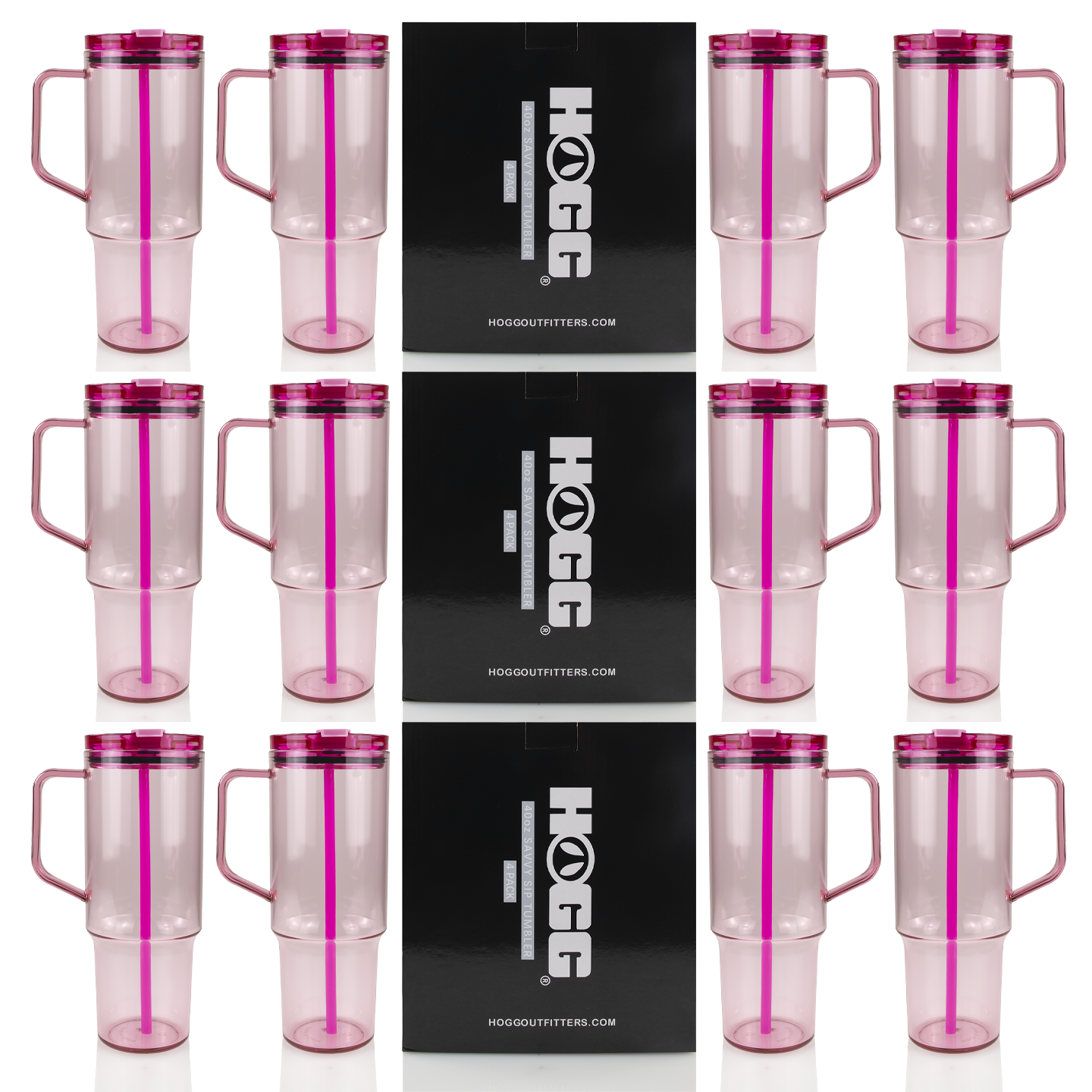 40oz Savvy Sip Tumbler Case (12 Units)