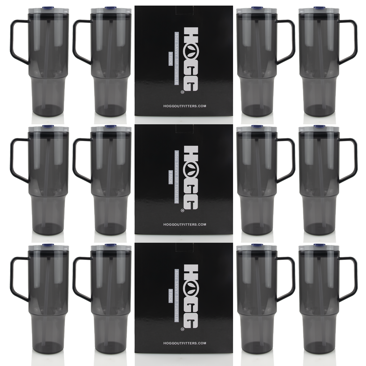 40oz Savvy Sip Tumbler Case (12 Units)