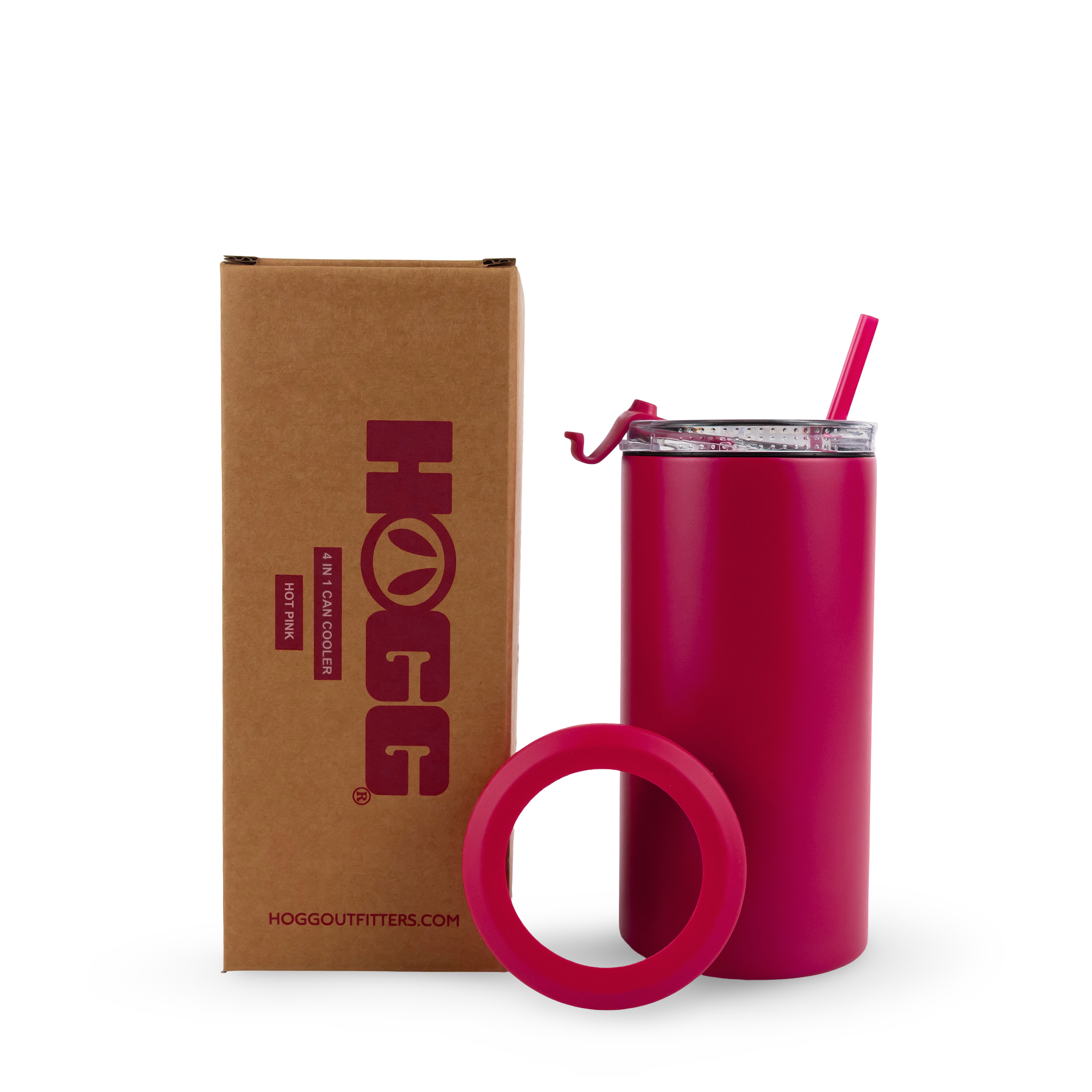 4 in 1 Powder Coated Can Cooler Case (24 Units)