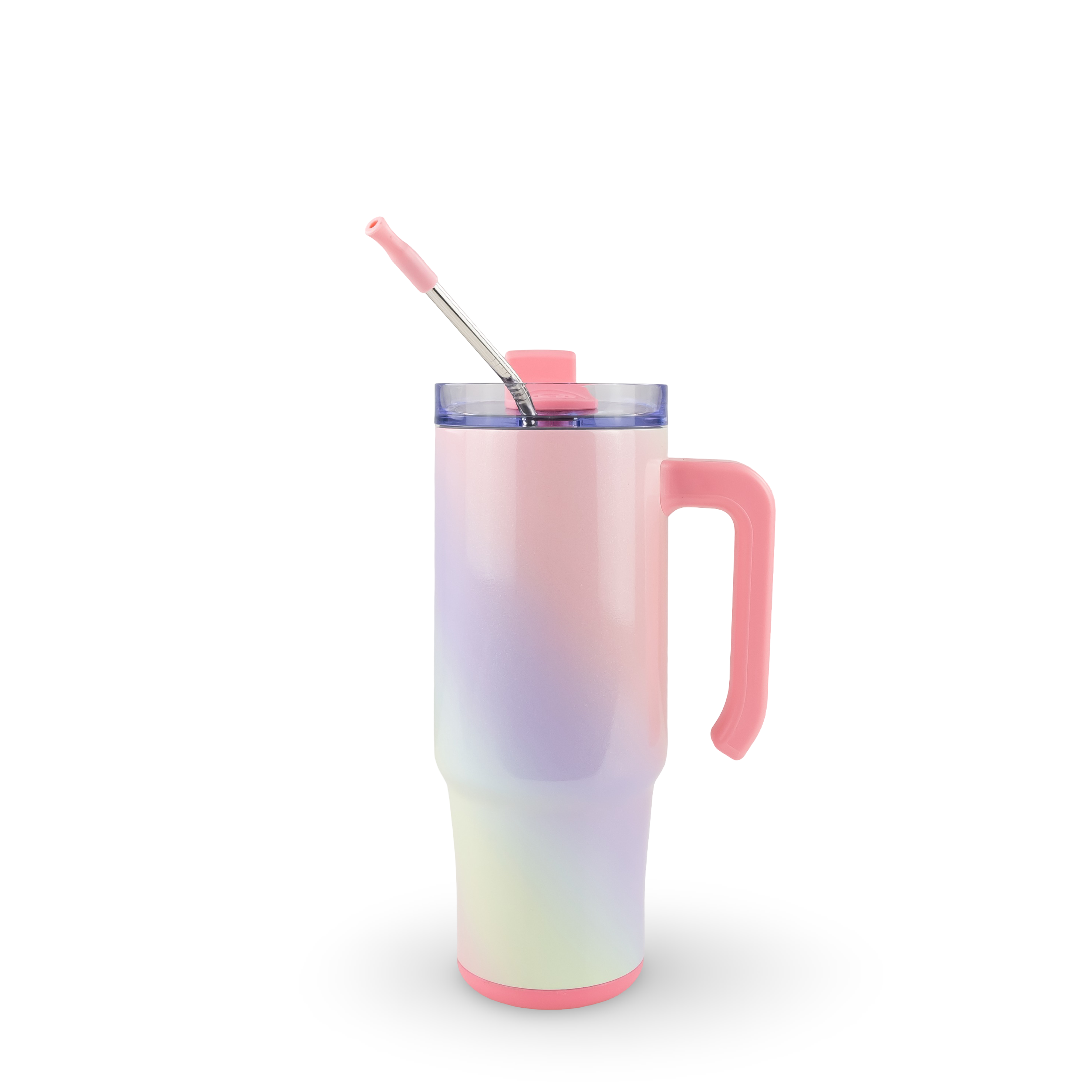 30oz Sublimatable Holographic Speaker Grippy Tumbler - Unicorn