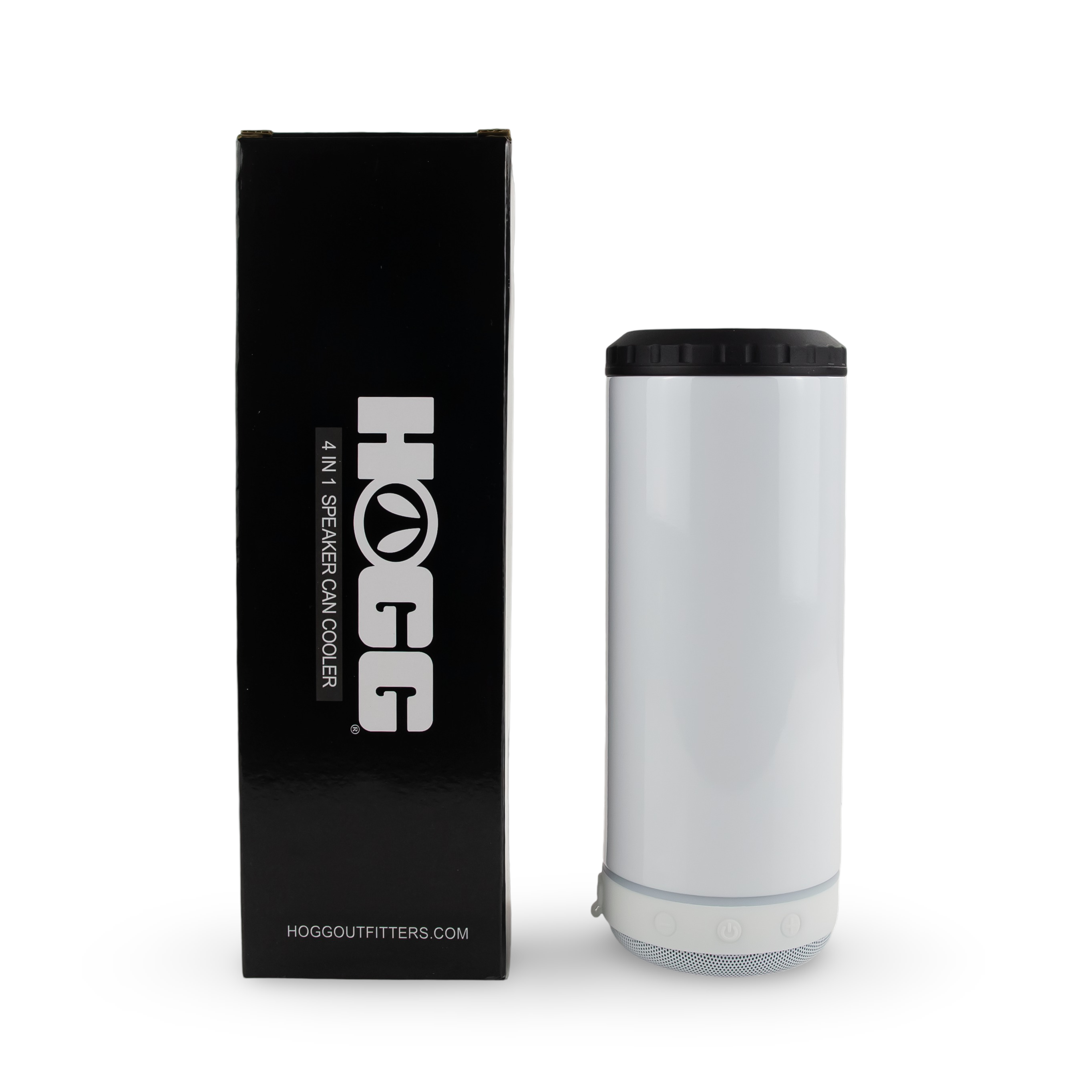 4 in 1 Sublimatable Speaker Can Cooler Case (25 Units) - White Speaker