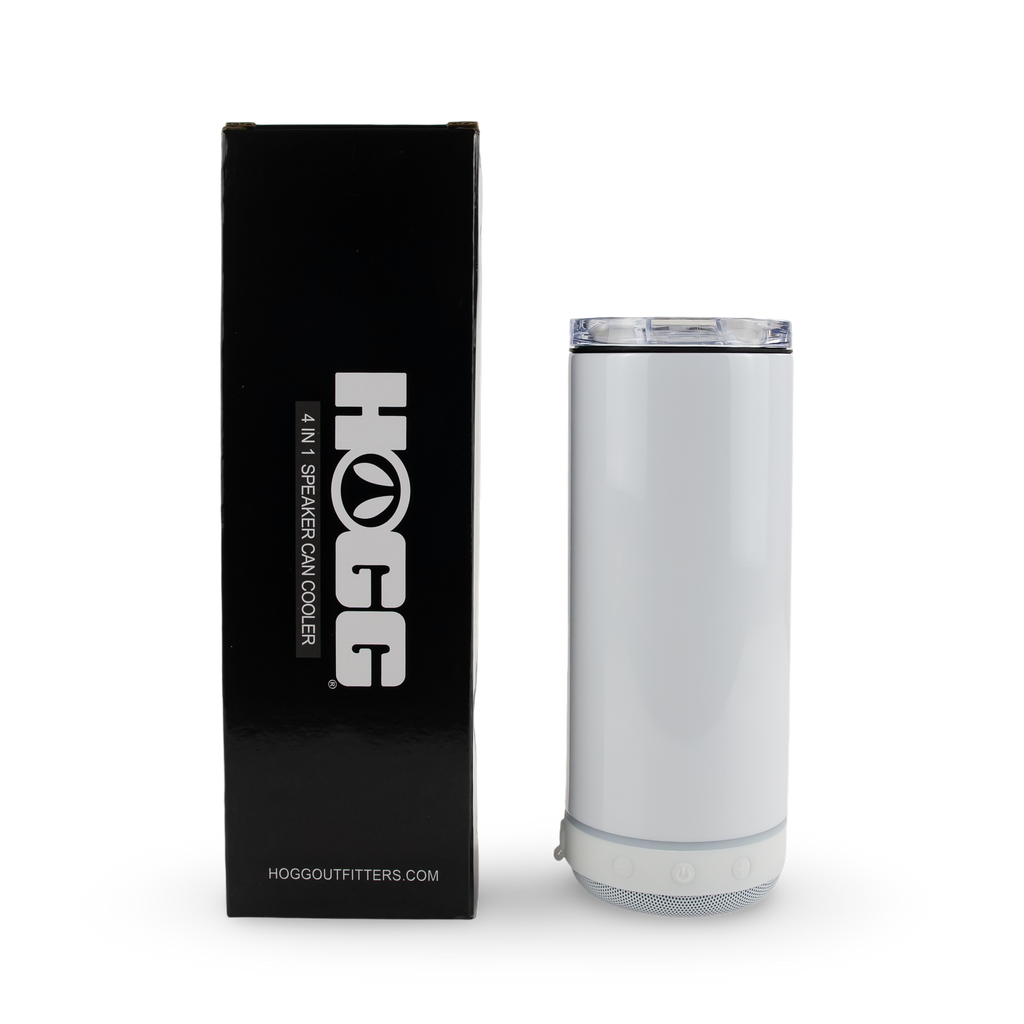 4 in 1 Sublimatable Speaker Can Cooler Case (25 Units) - White Speaker