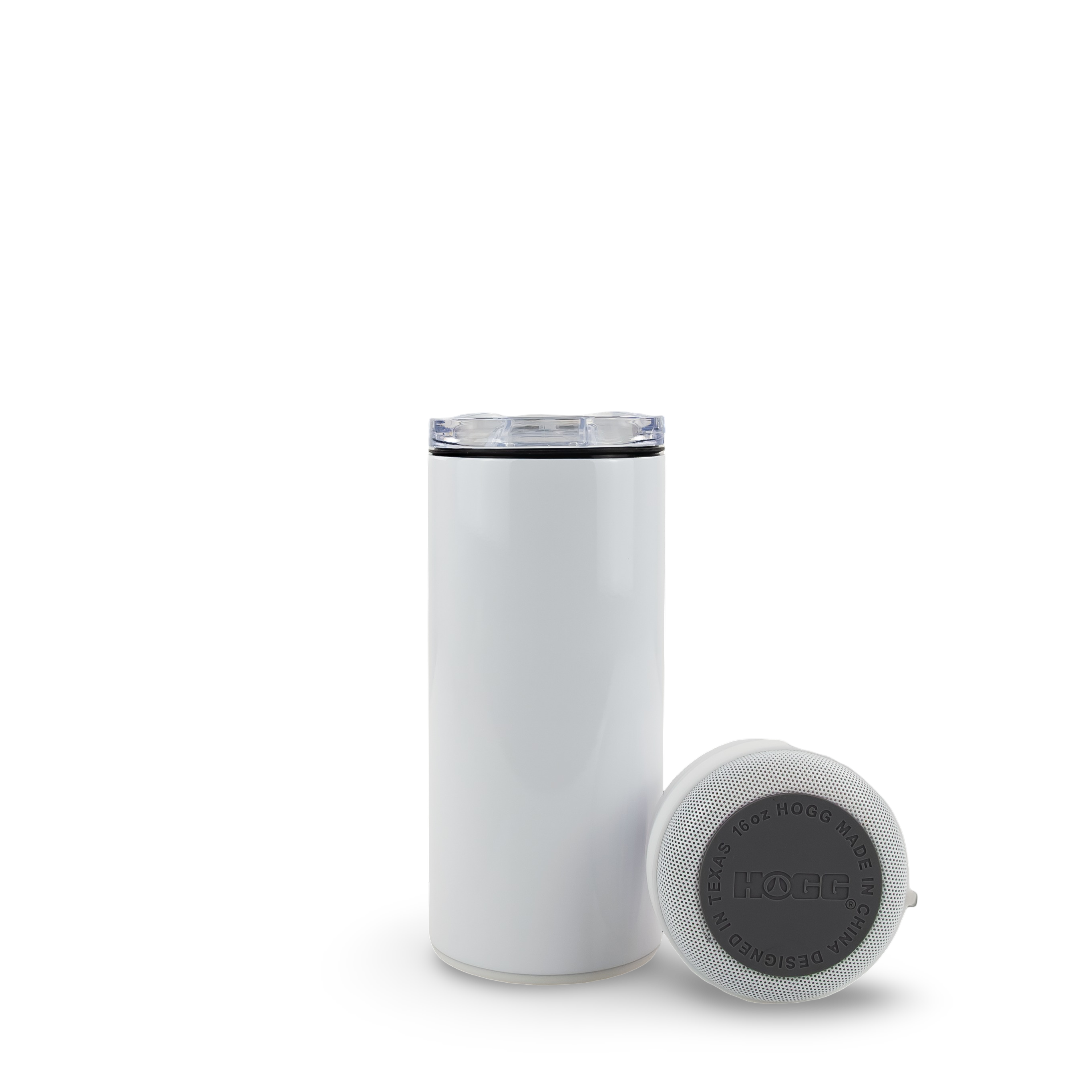 4 in 1 Sublimatable Speaker Can Cooler Case (25 Units) - White Speaker