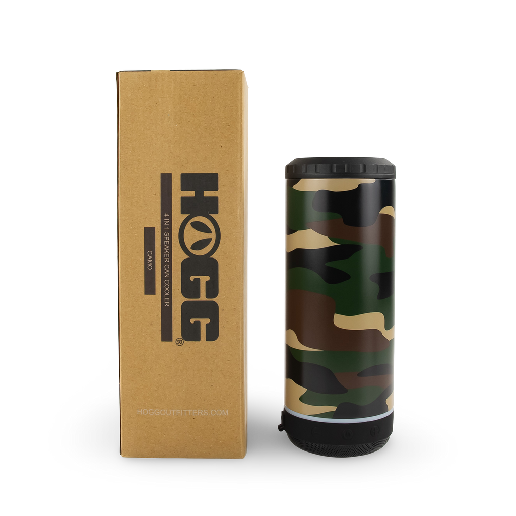 4 in 1 Speaker Can Cooler Case (25 Units) - Camo
