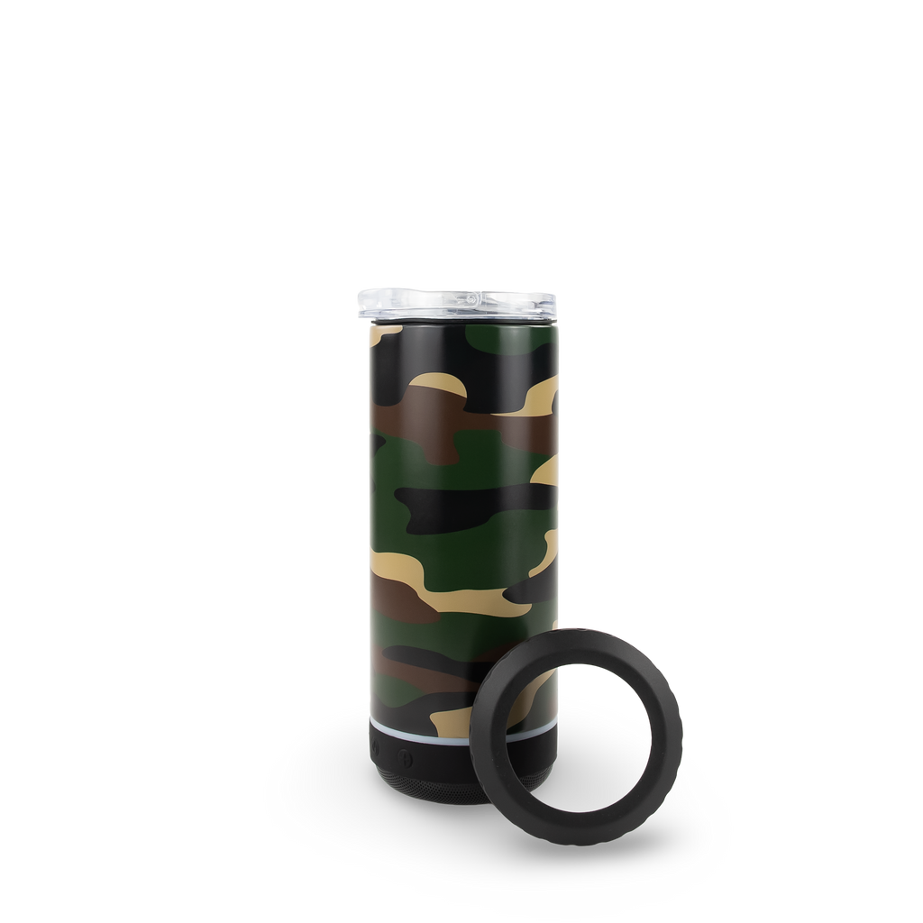 4 in 1 Speaker Can Cooler Case (25 Units) - Camo