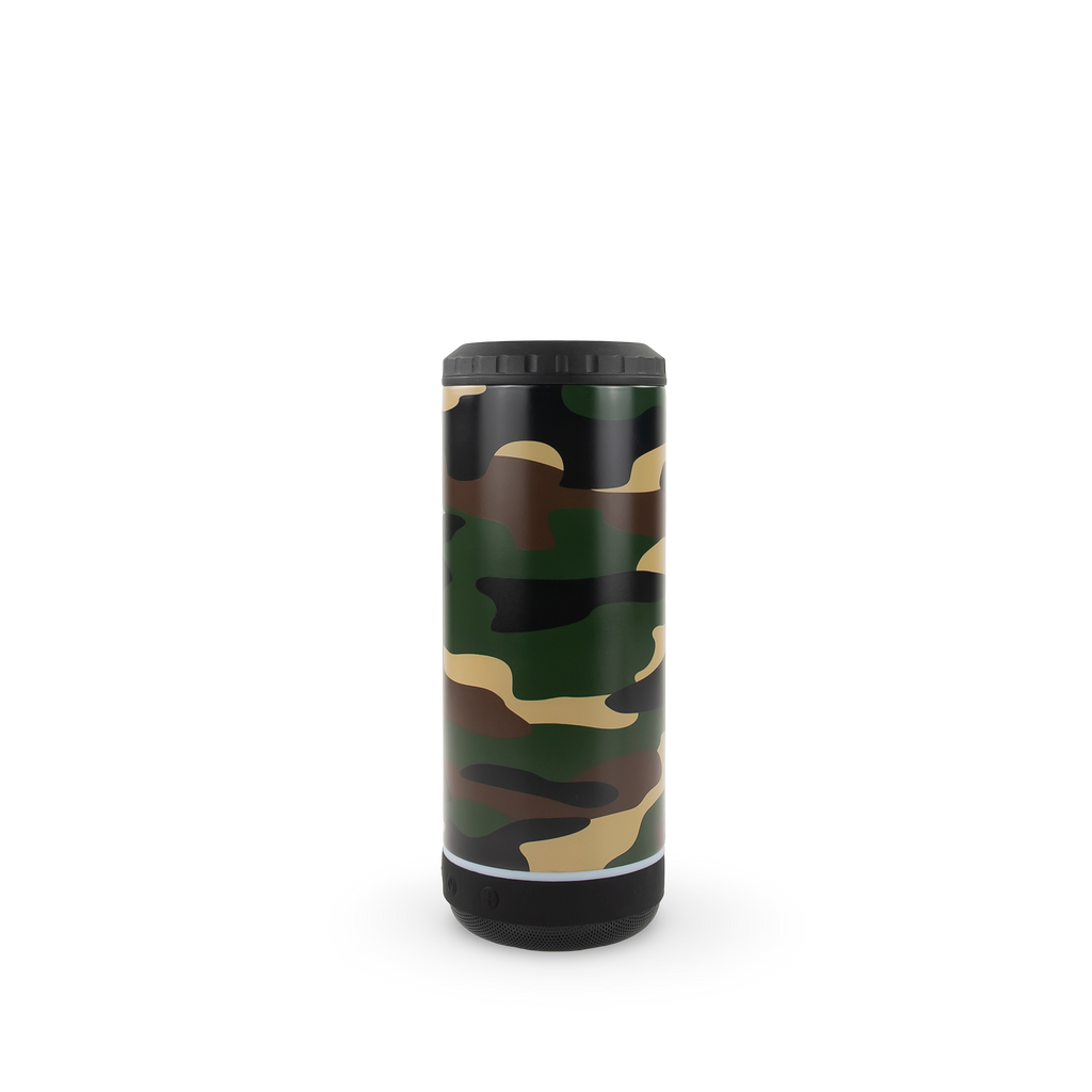 4 in 1 Speaker Can Cooler Case (25 Units) - Camo