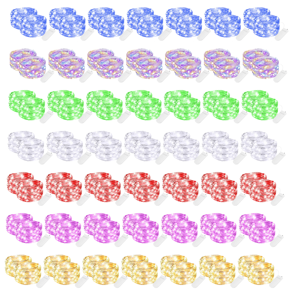 7ft Diy Fairy String Lights - 12 Pack