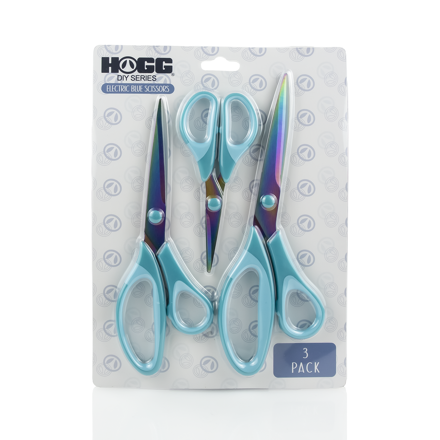 Electric Blue Crafting Scissors (3 Pack)