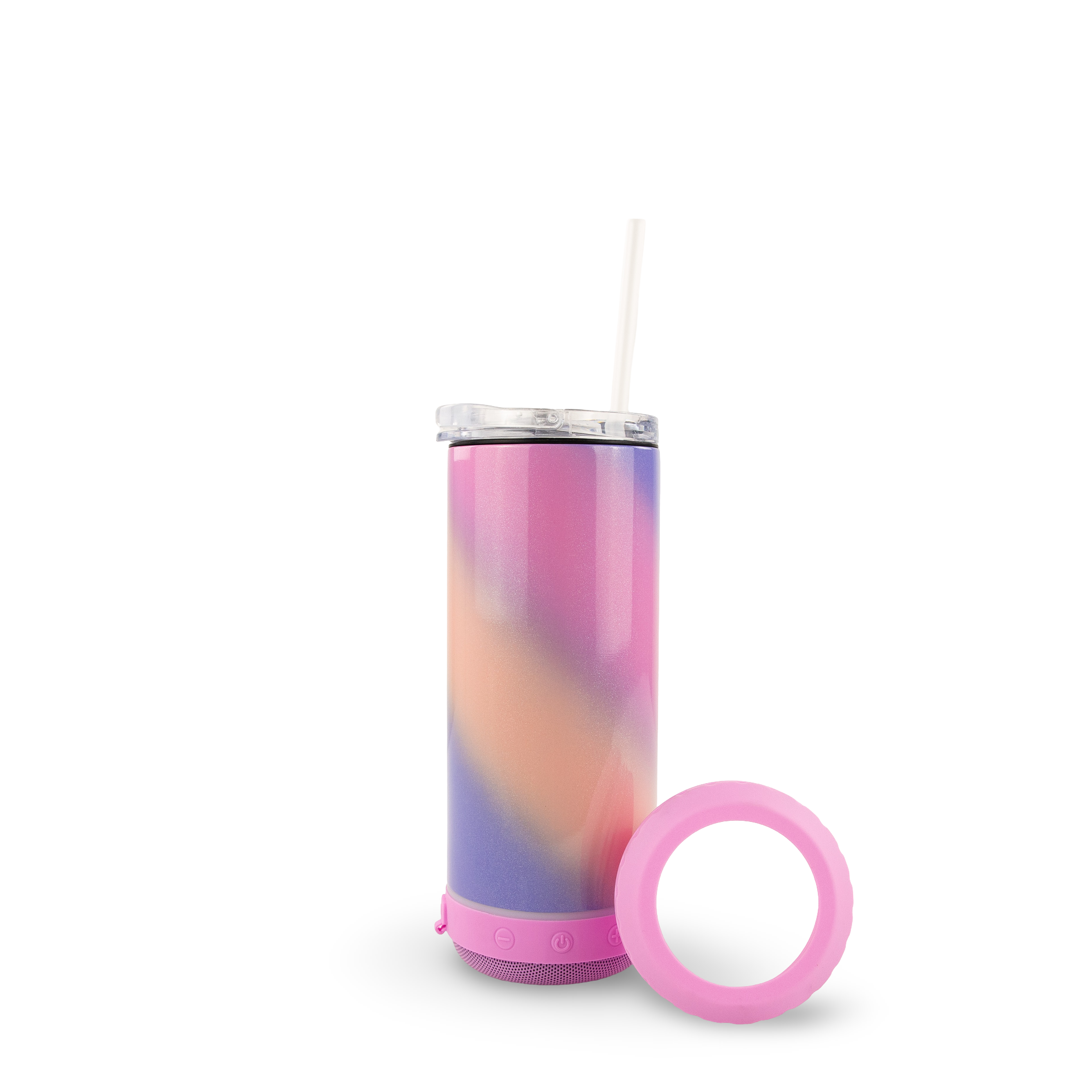 4 in 1 Sublimatable Holographic Speaker Can Cooler - Unicorn