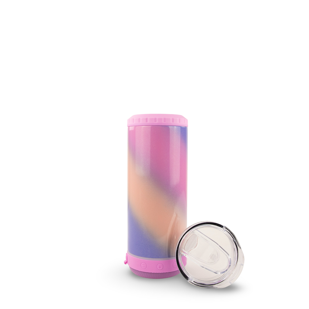 4 in 1 Sublimatable Holographic Speaker Can Cooler - Unicorn