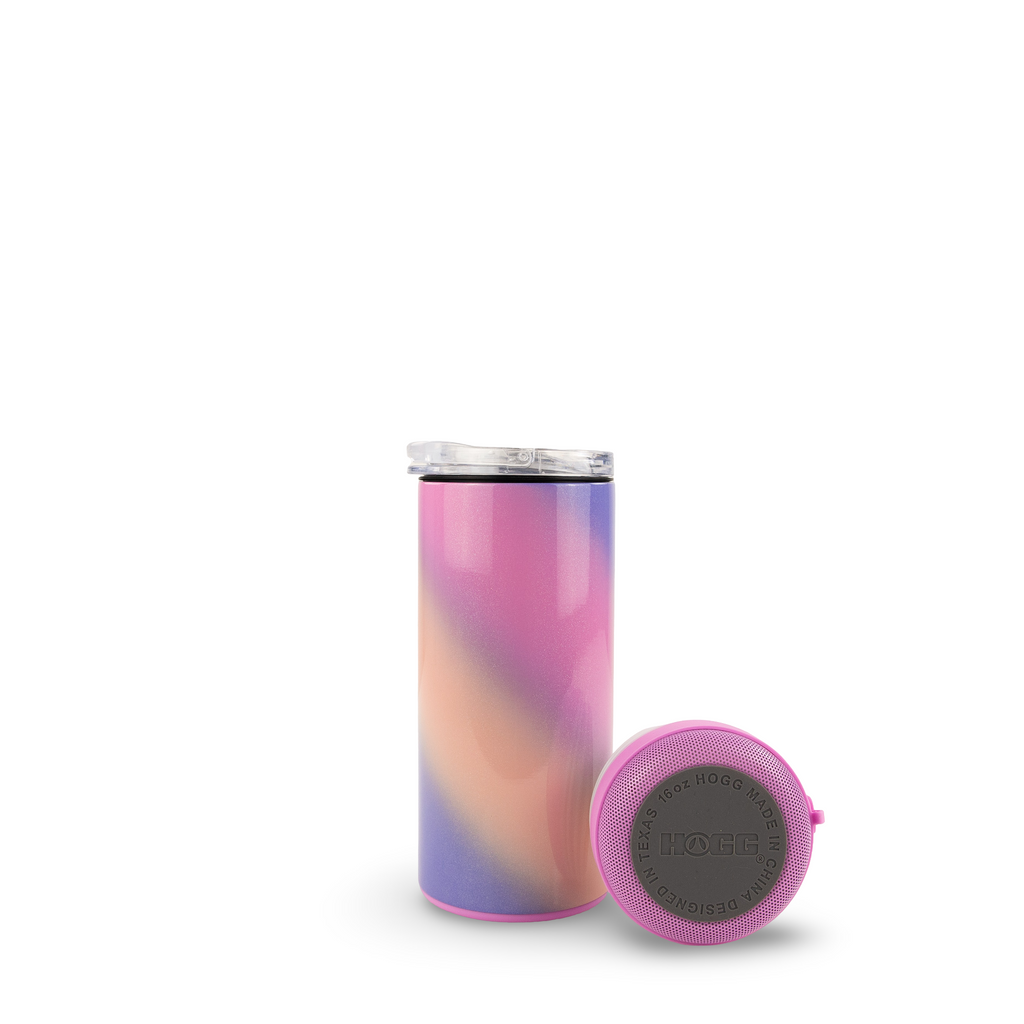 4 in 1 Sublimatable Holographic Speaker Can Cooler - Unicorn