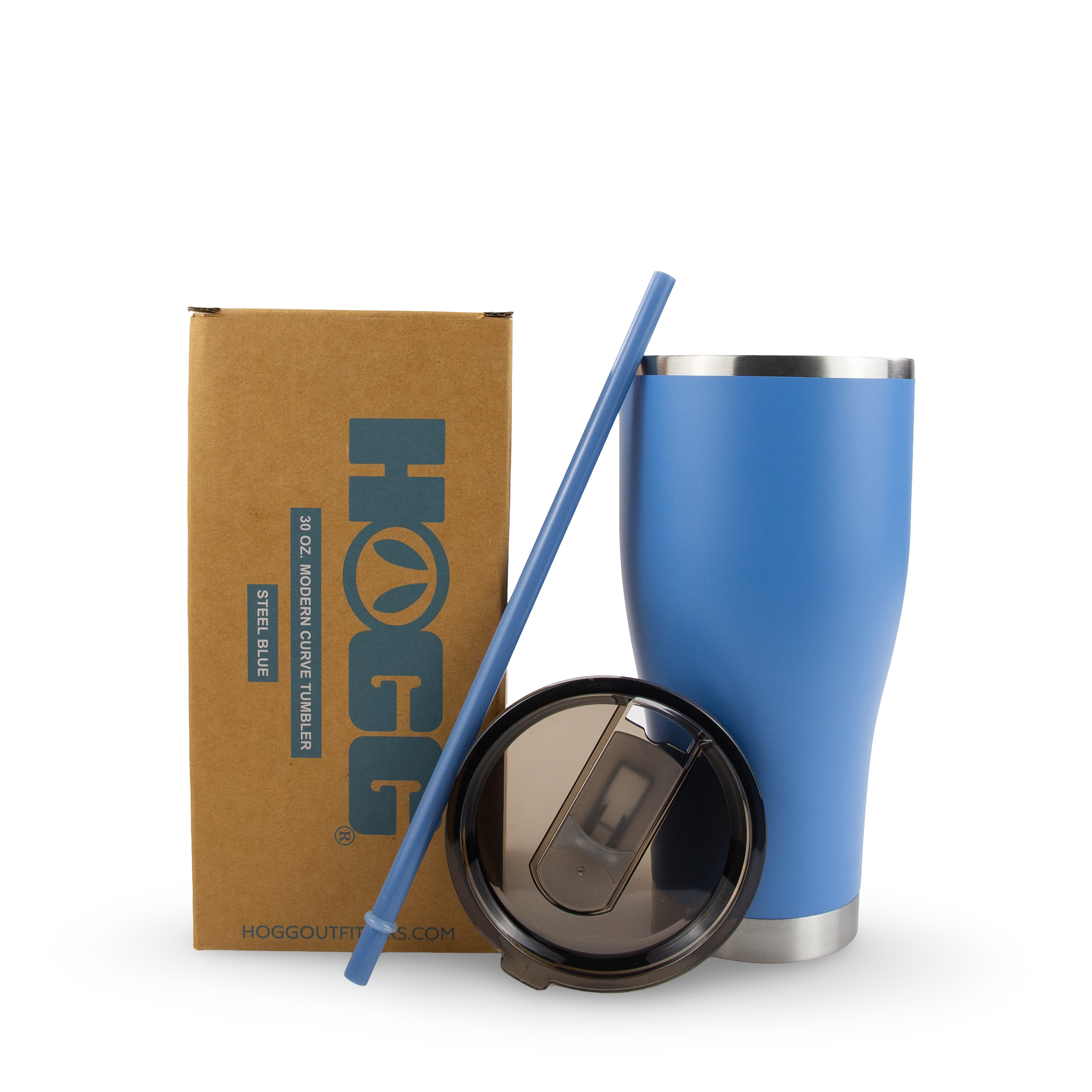 30oz Powder Coated Modern Curve Tumbler