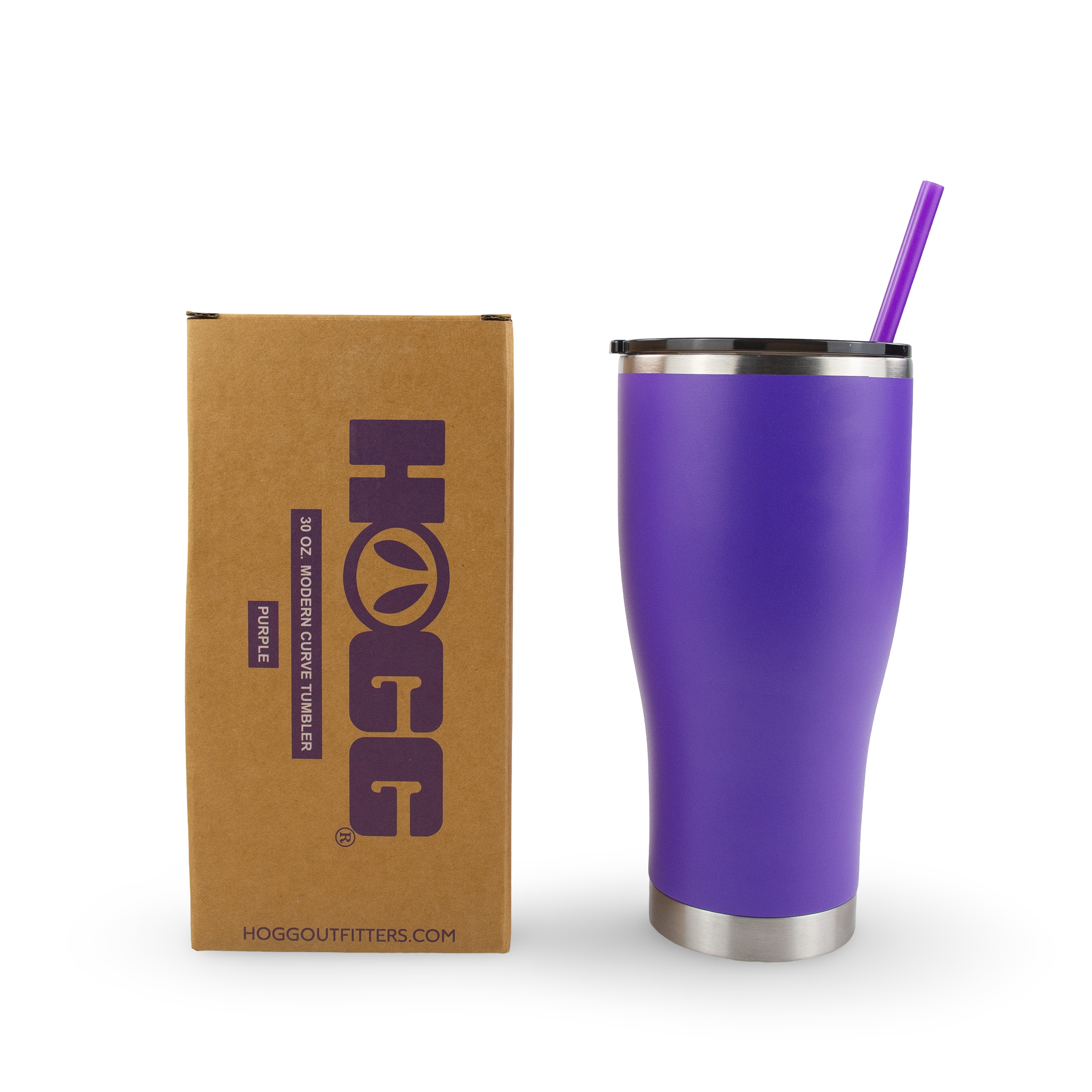 30oz Powder Coated Modern Curve Tumbler Case