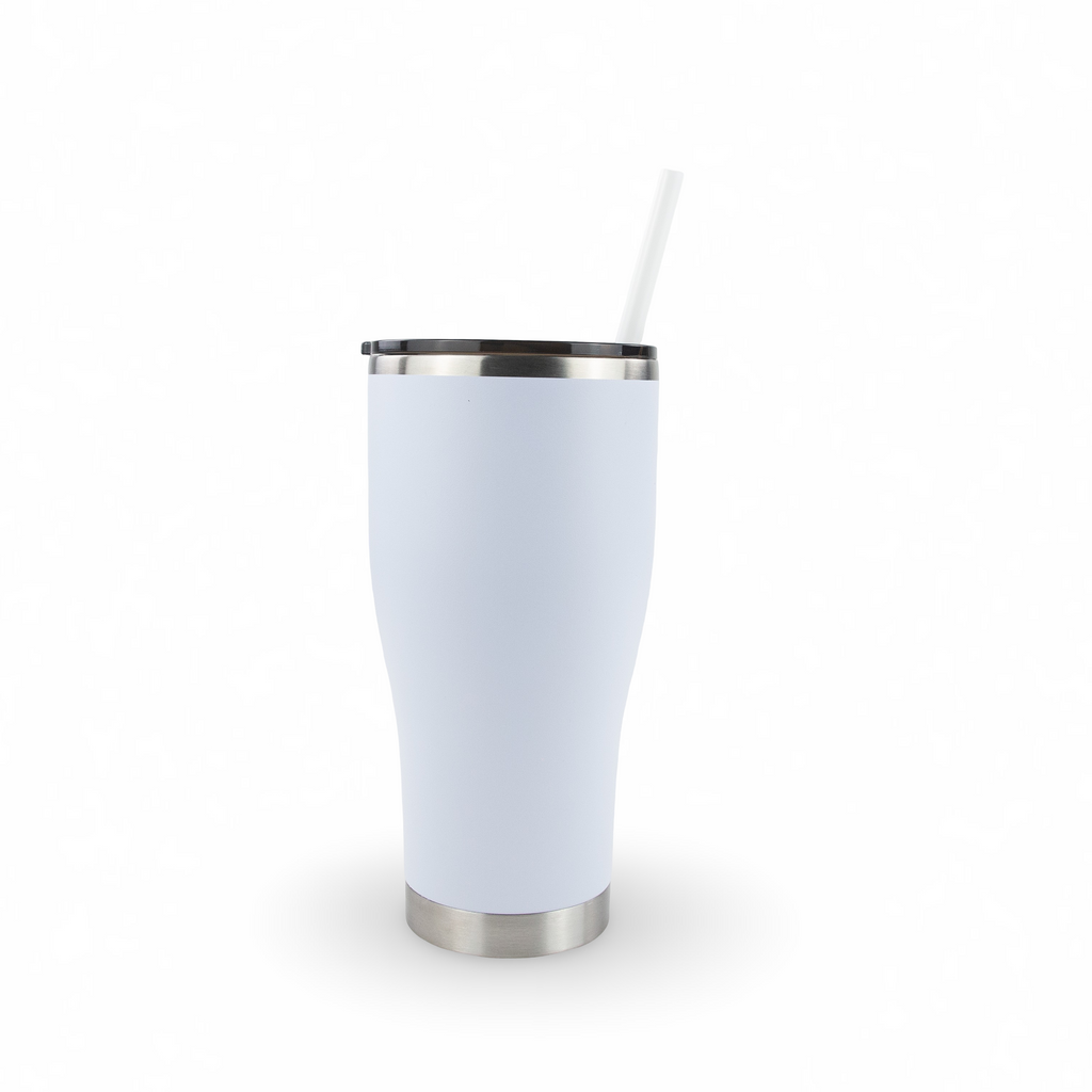 30oz Powder Coated Modern Curve Tumbler