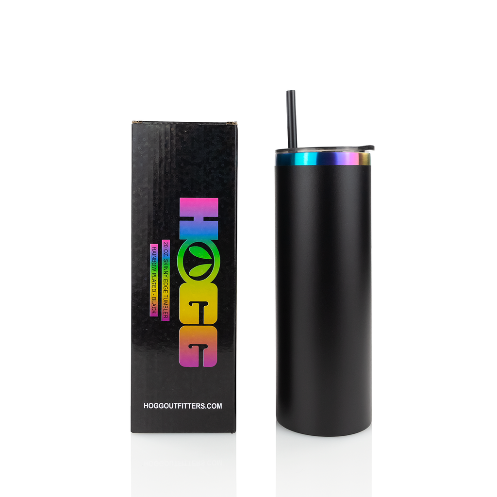 20oz Powder Coated Skinny Edge Tumbler