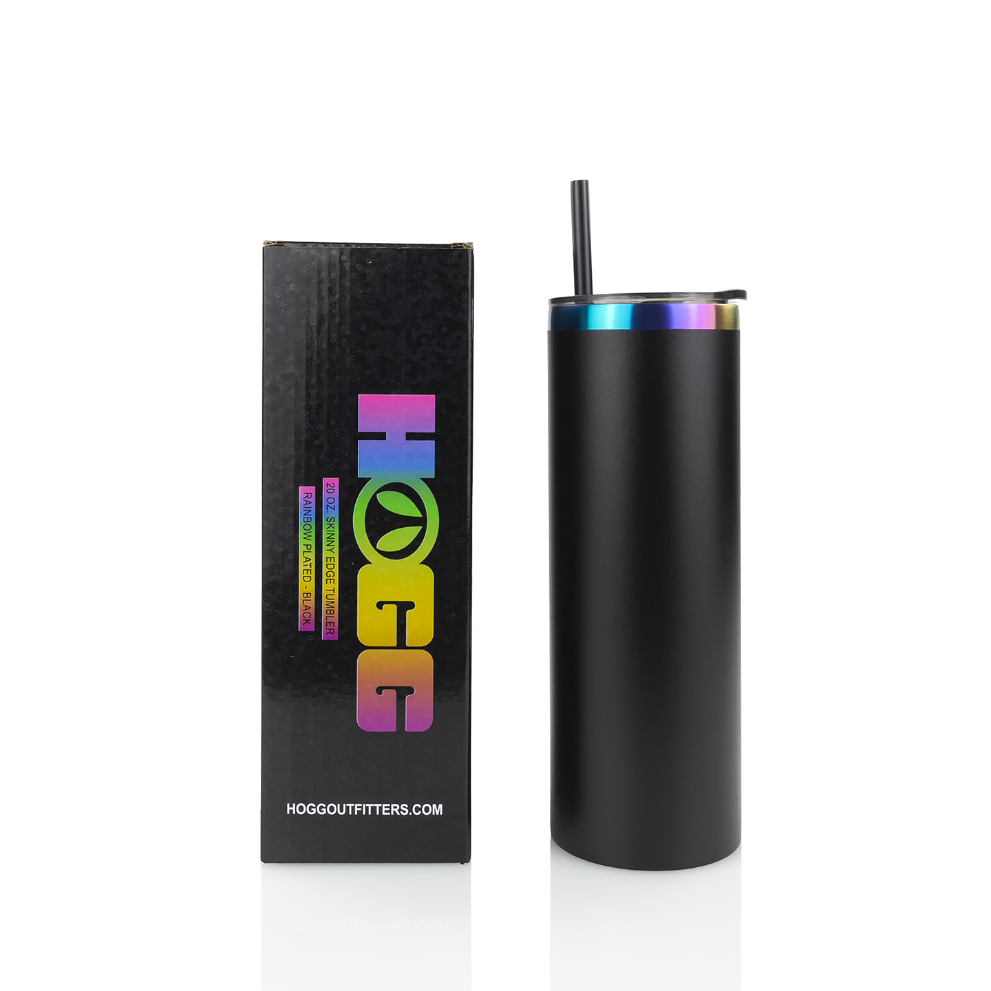 20oz Powder Coated Skinny Edge Tumbler