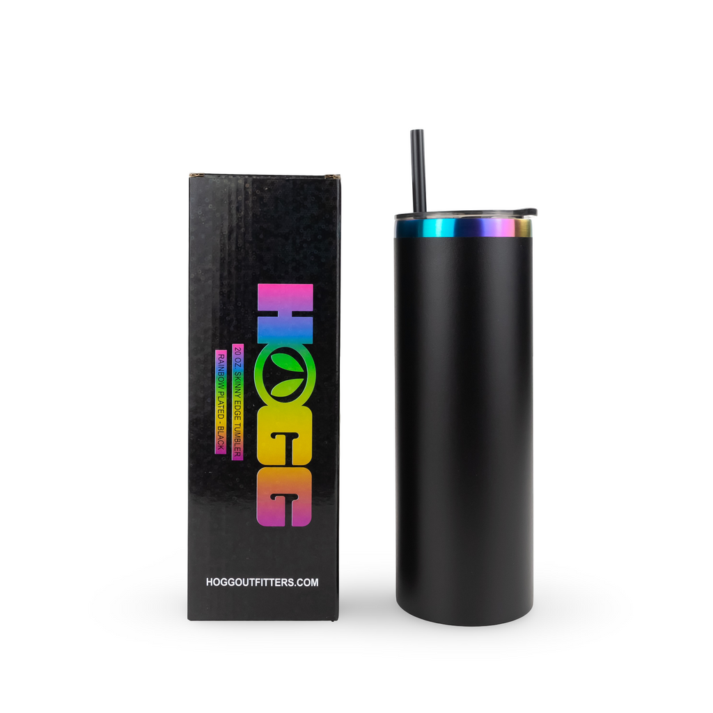 20oz Powder Coated Skinny Edge Tumbler