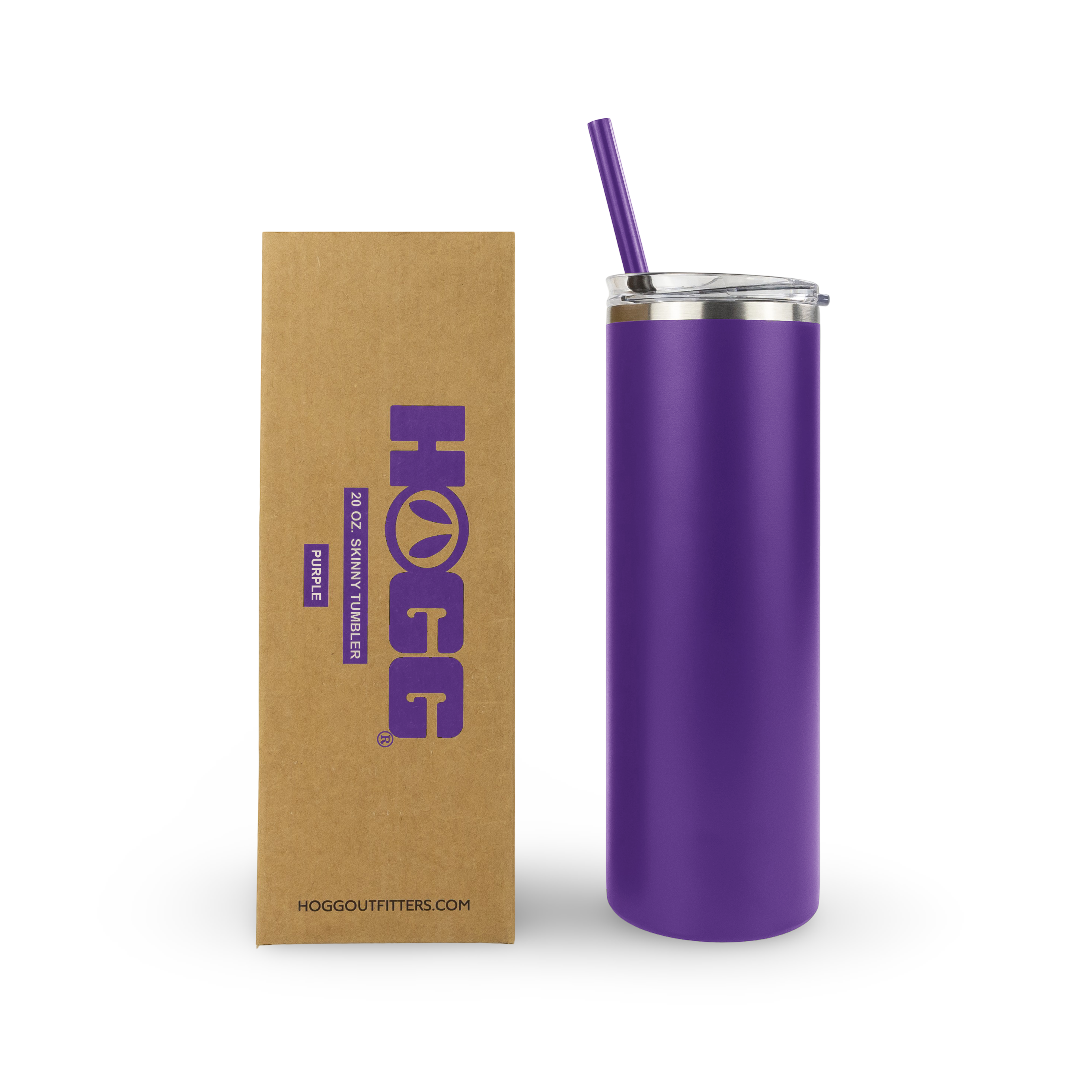 20oz Powder Coated Skinny Tumbler Case (24 Units)