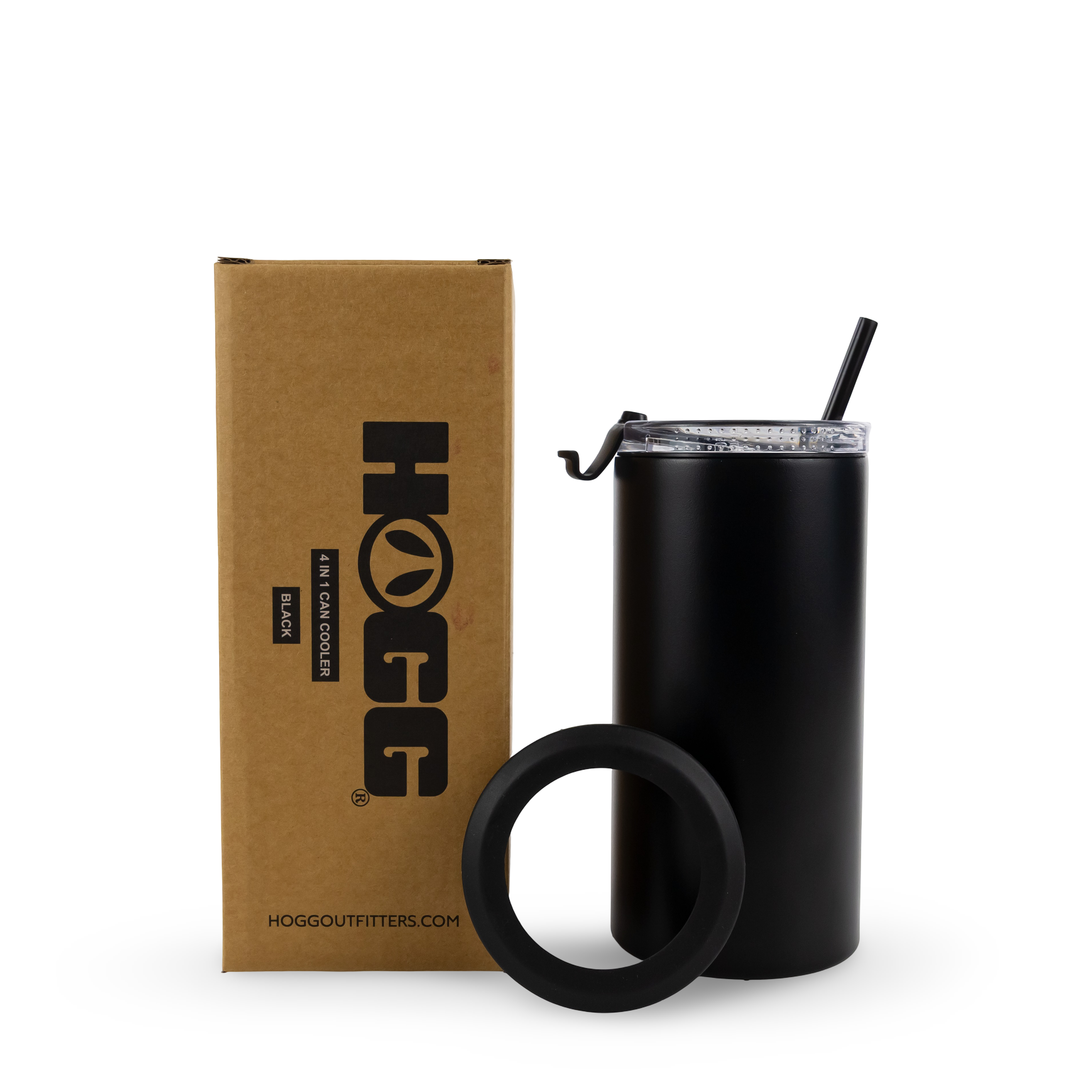 4 in 1 Powder Coated Can Cooler