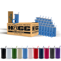 4 in 1 Powder Coated Can Cooler Case (24 Units)