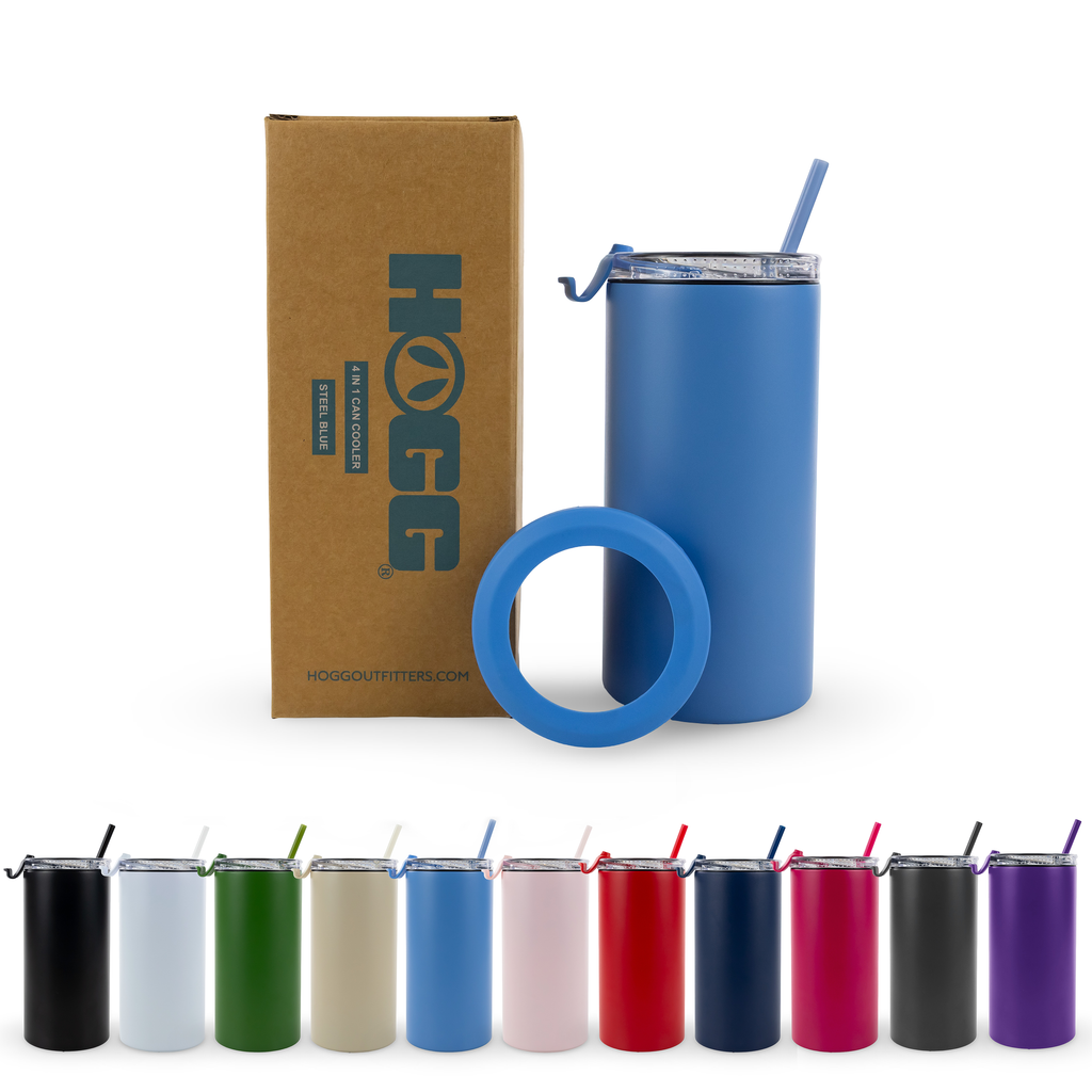 4 in 1 Powder Coated Can Cooler