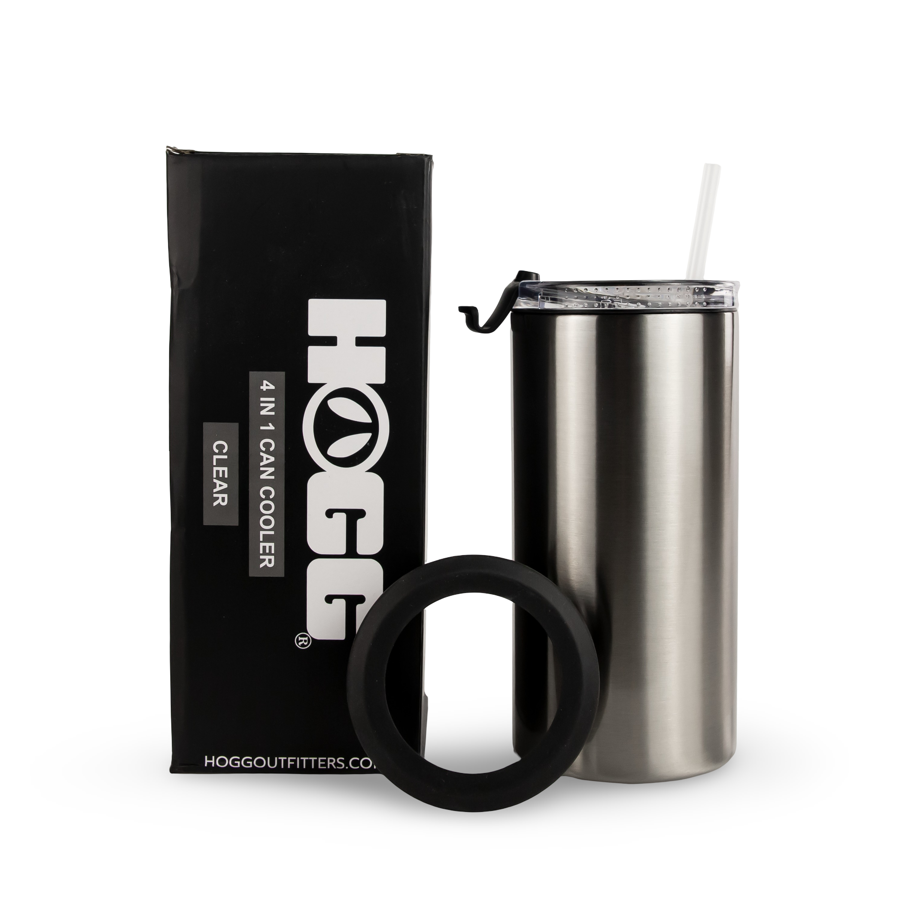 Sublimatable 4 in 1 Can Cooler Case (24 Units) - Clear
