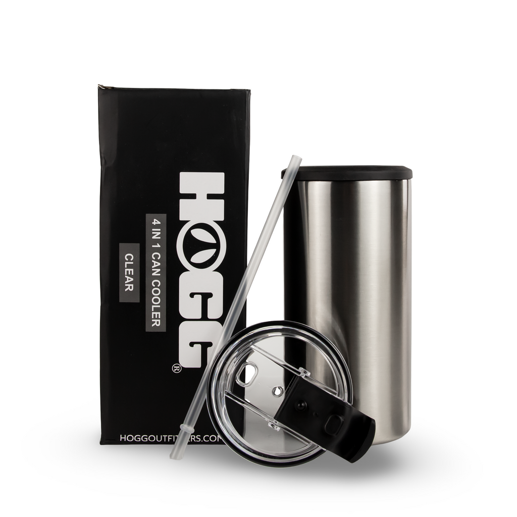 Sublimatable 4 in 1 Can Cooler Case (24 Units) - Clear