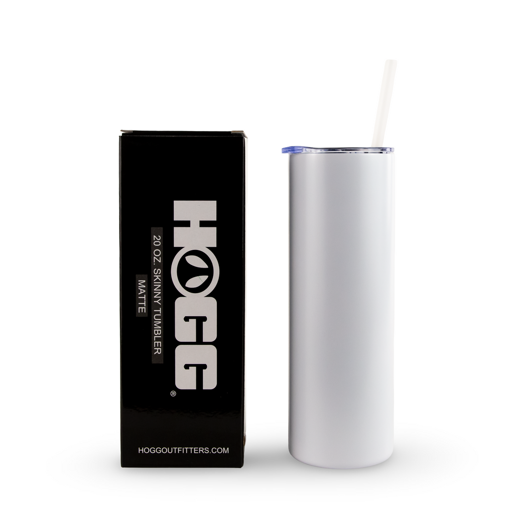 20oz Sublimation Blank Skinny Tumbler - Matte
