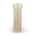 Daydream Club – 11" Checkered Straws (24 Pack)