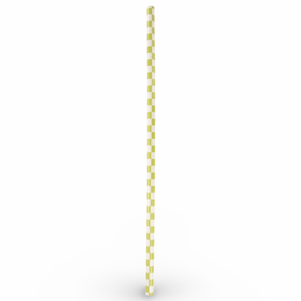 Daydream Club – 11" Checkered Straws (24 Pack)