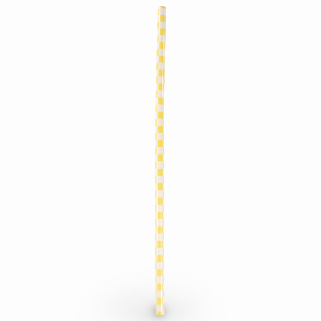 Daydream Club – 11" Checkered Straws (24 Pack)