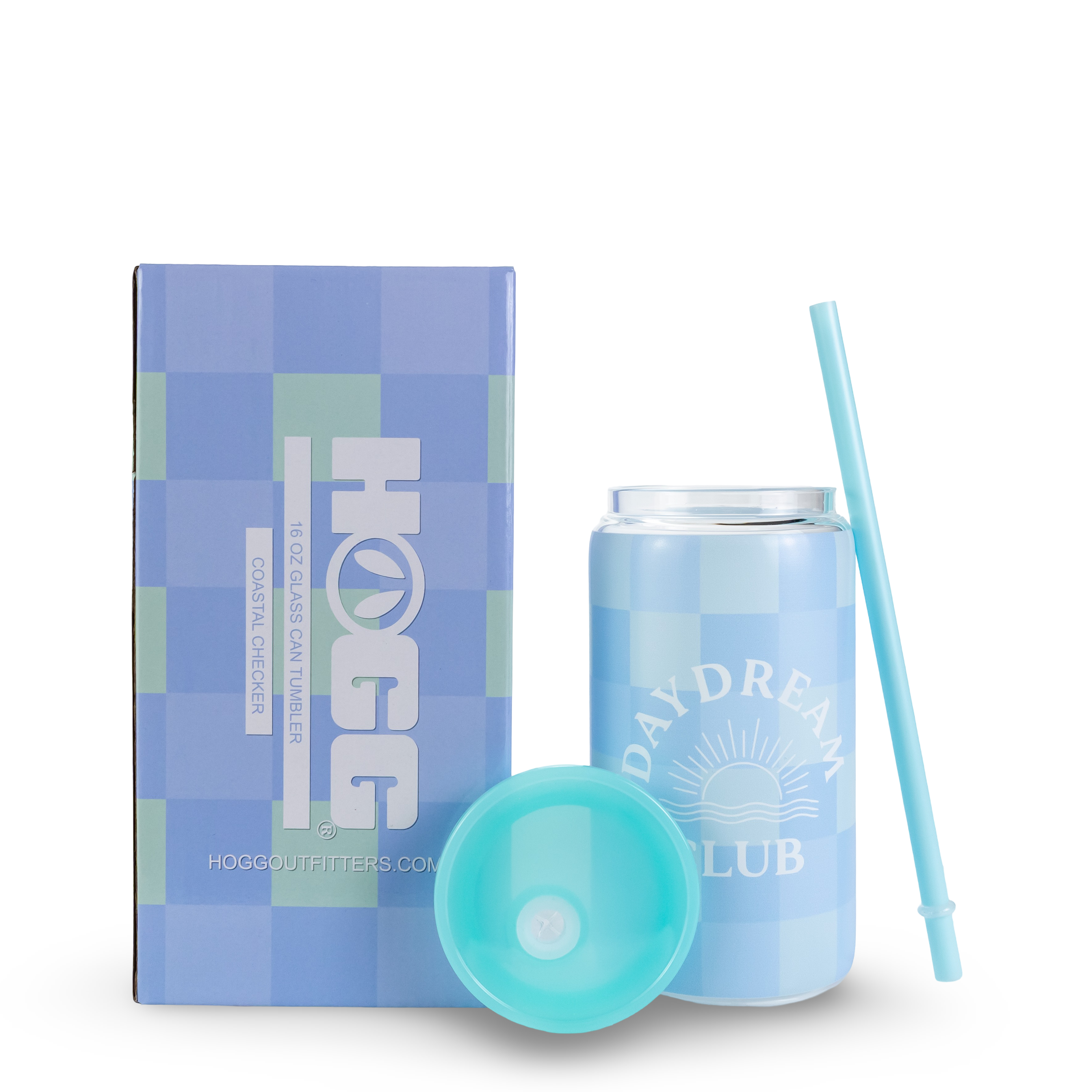 Daydream Club - 16oz Glass Can Tumbler
