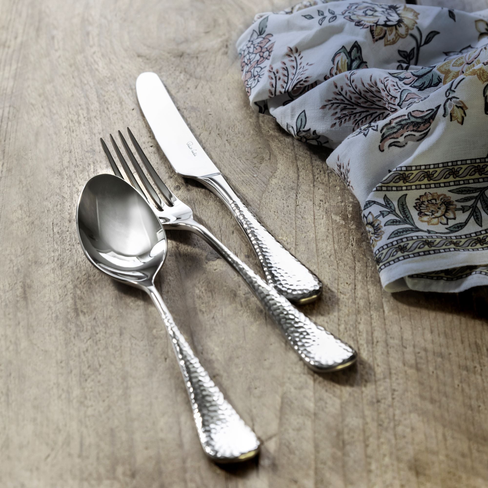 Honeybourne Bright Cutlery Place Setting, 7 Piece