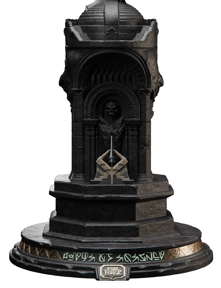 Masters of The Universe™ x StudioForge™ | CASTLE GRAYSKULL™  EDITION: Blade of Eternia™ | 8” Collector’s Chef Knife & Display Stand