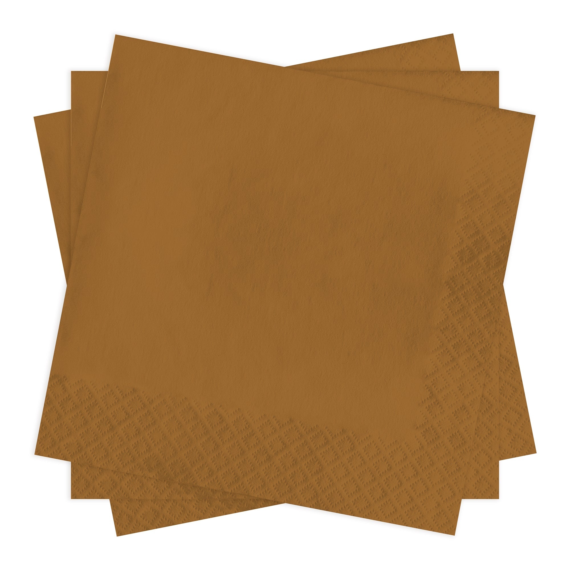 Glittering Gold Paper Beverage/Cocktail Napkins