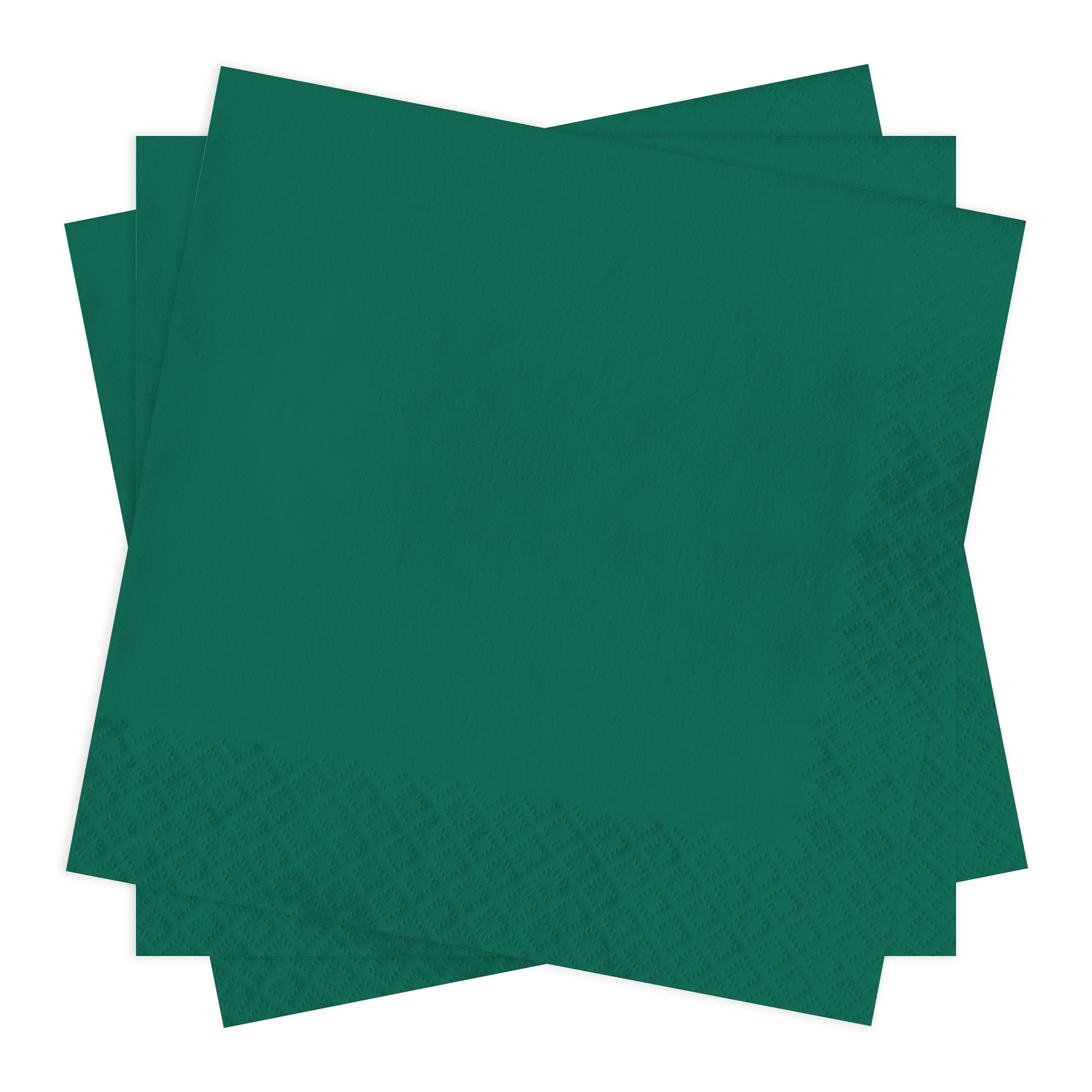 Hunter Green Paper Beverage/Cocktail Napkins