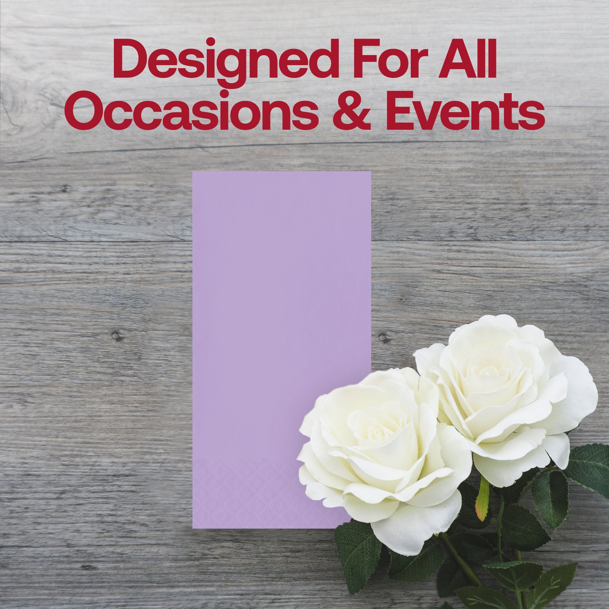 Luscious Lavender Paper Dinner Napkins