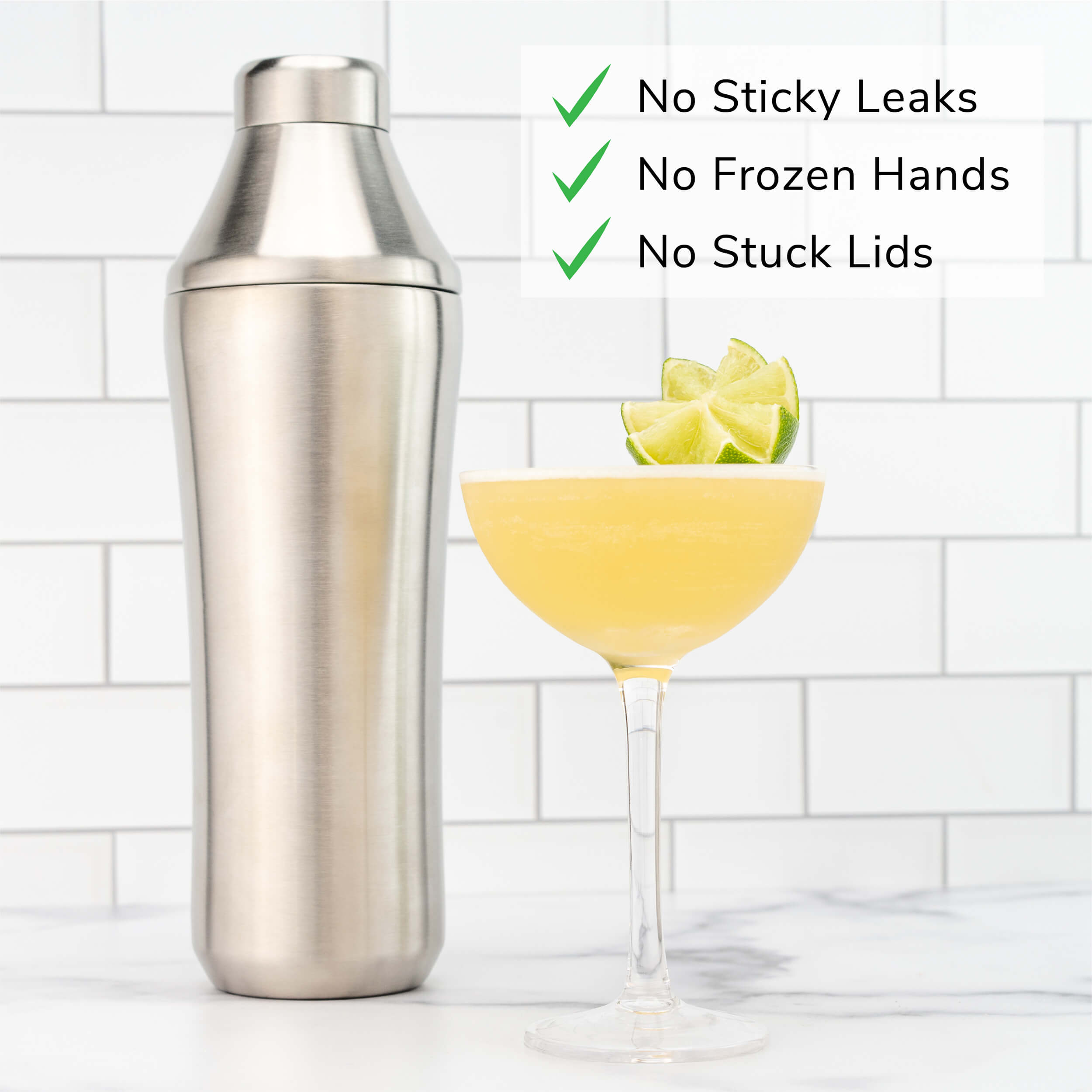 Two Elevated Craft® Hybrid Cocktail Shakers