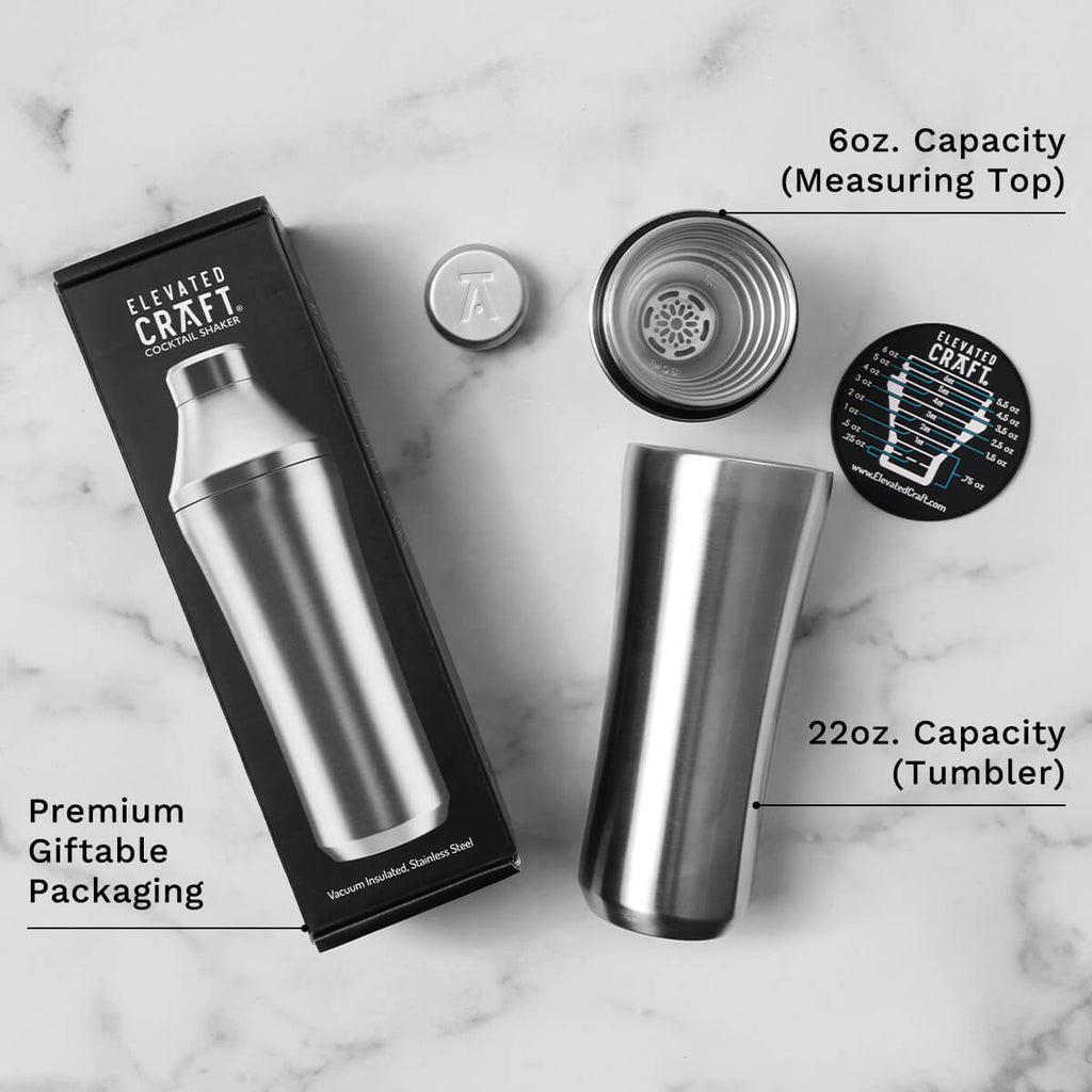 Two Elevated Craft® Hybrid Cocktail Shakers