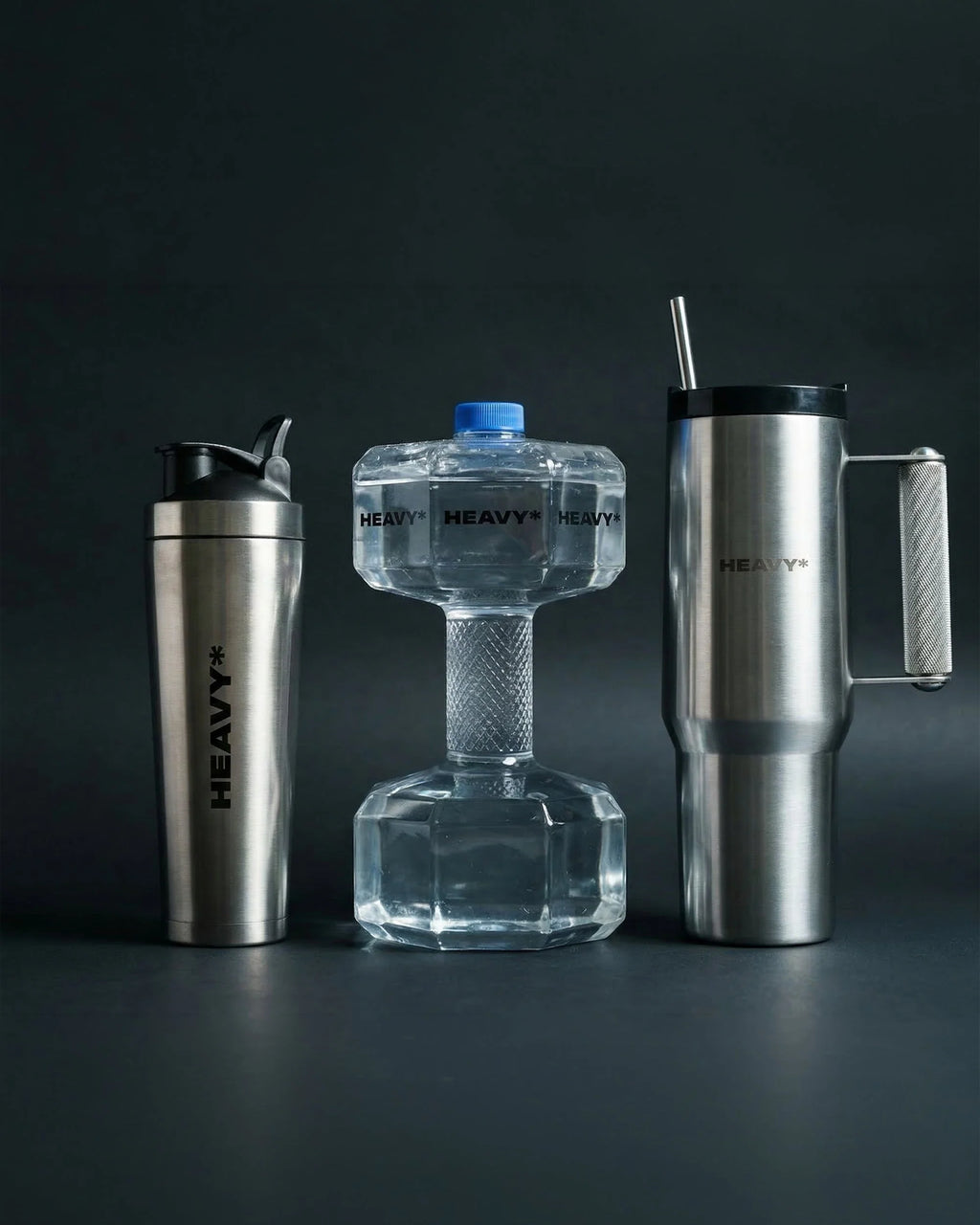 Hydration Overkill Bundle | 10LB Tumbler, 5LB Shaker, Dumbell Bottle