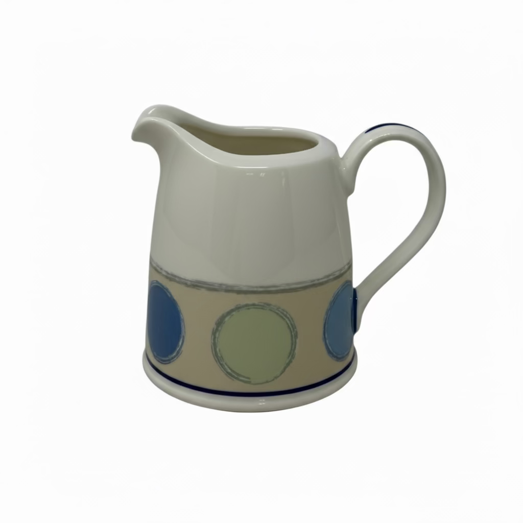 Noritake Ambience Java Blue Creamer Pitcher