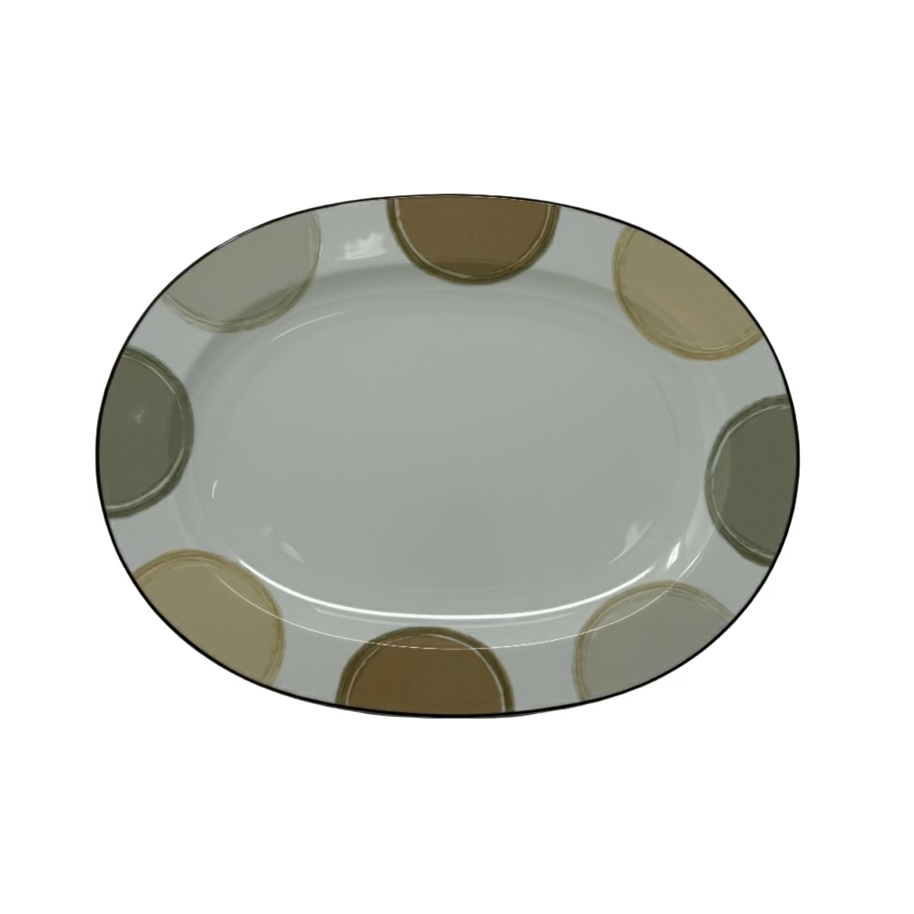 Noritake Ambience Mocha Java Oval Platter