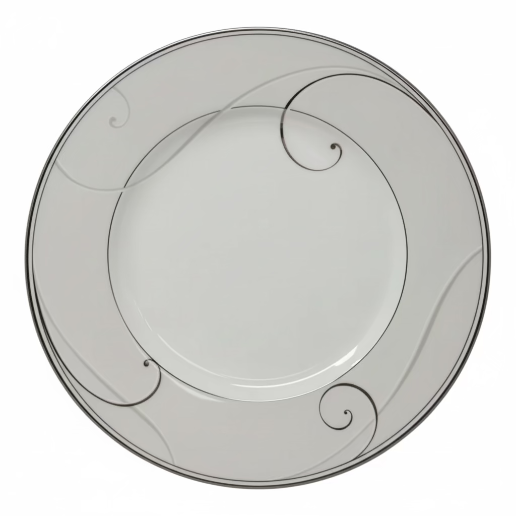 Noritake Platinum Wave Luncheon Plate