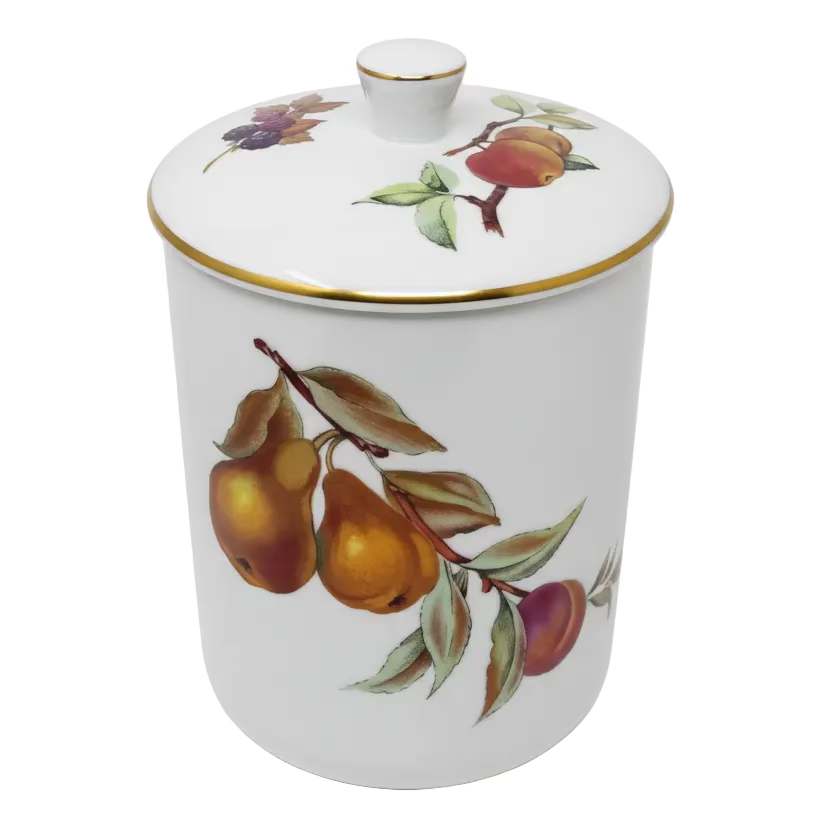 Royal Worcestor Evesham Gold Medium Storage Jar