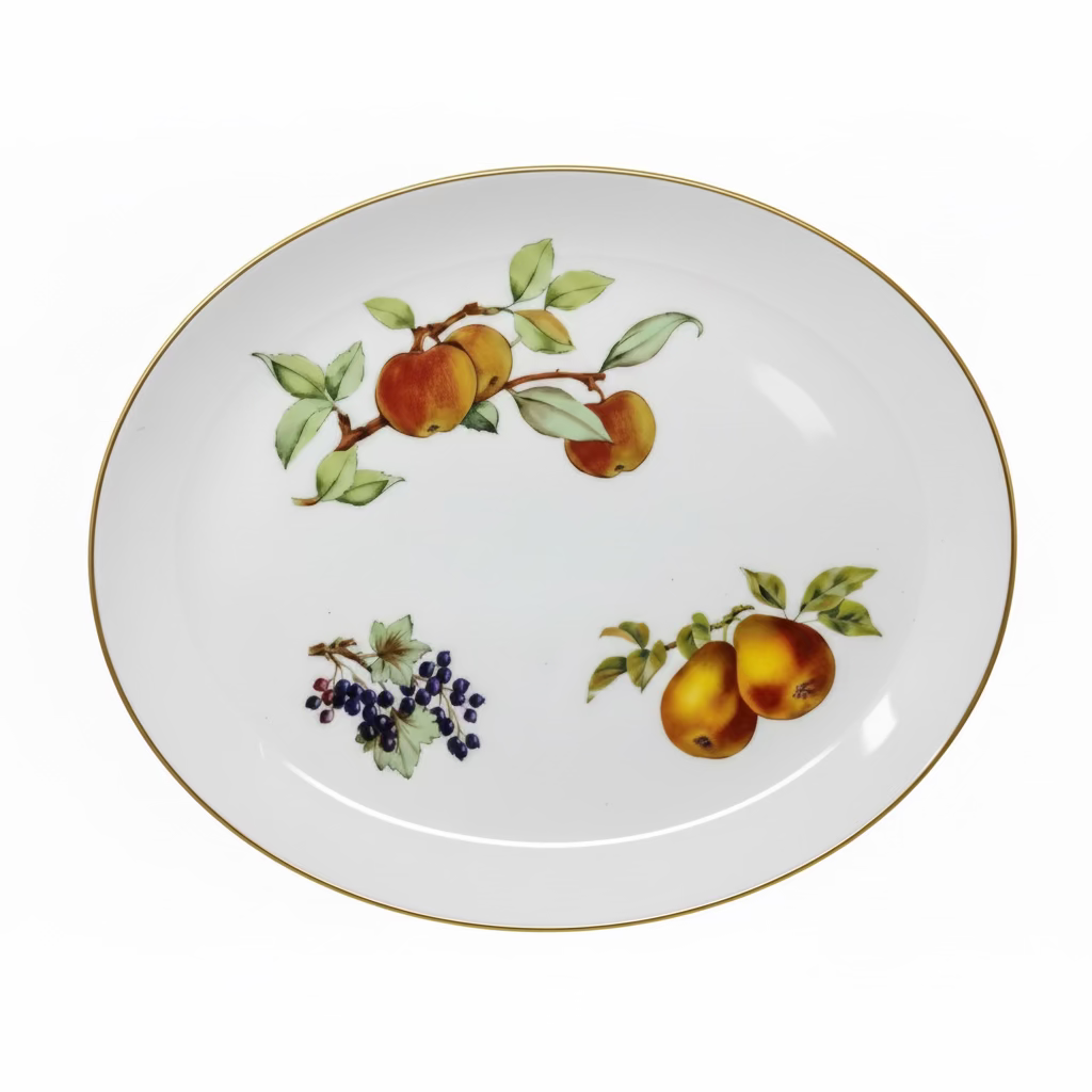 Royal Worcester Evesham Gold Oval Serving Platter