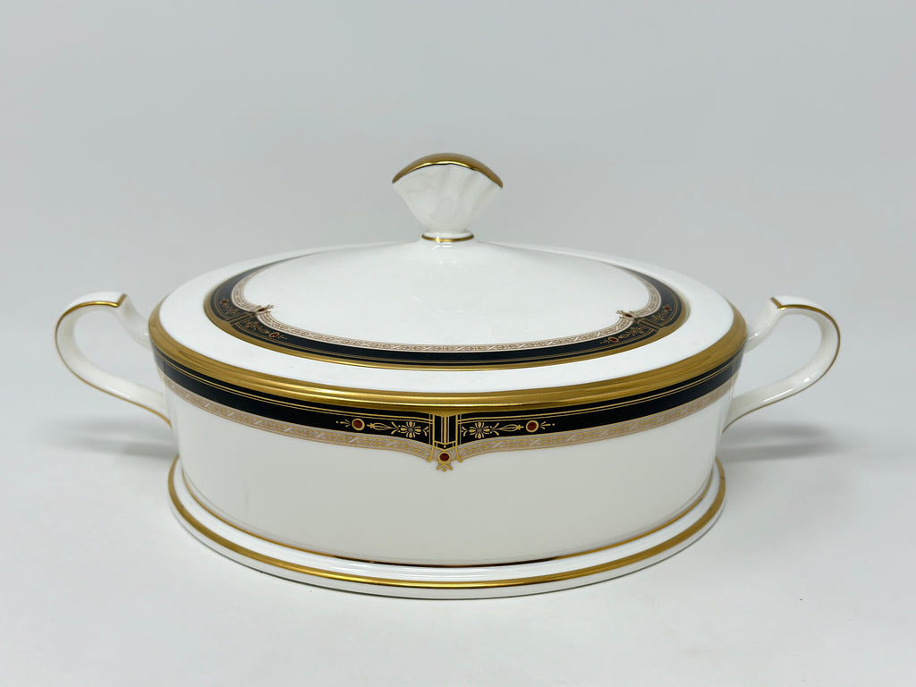Noritake Gold and Sable Covered Vegetable