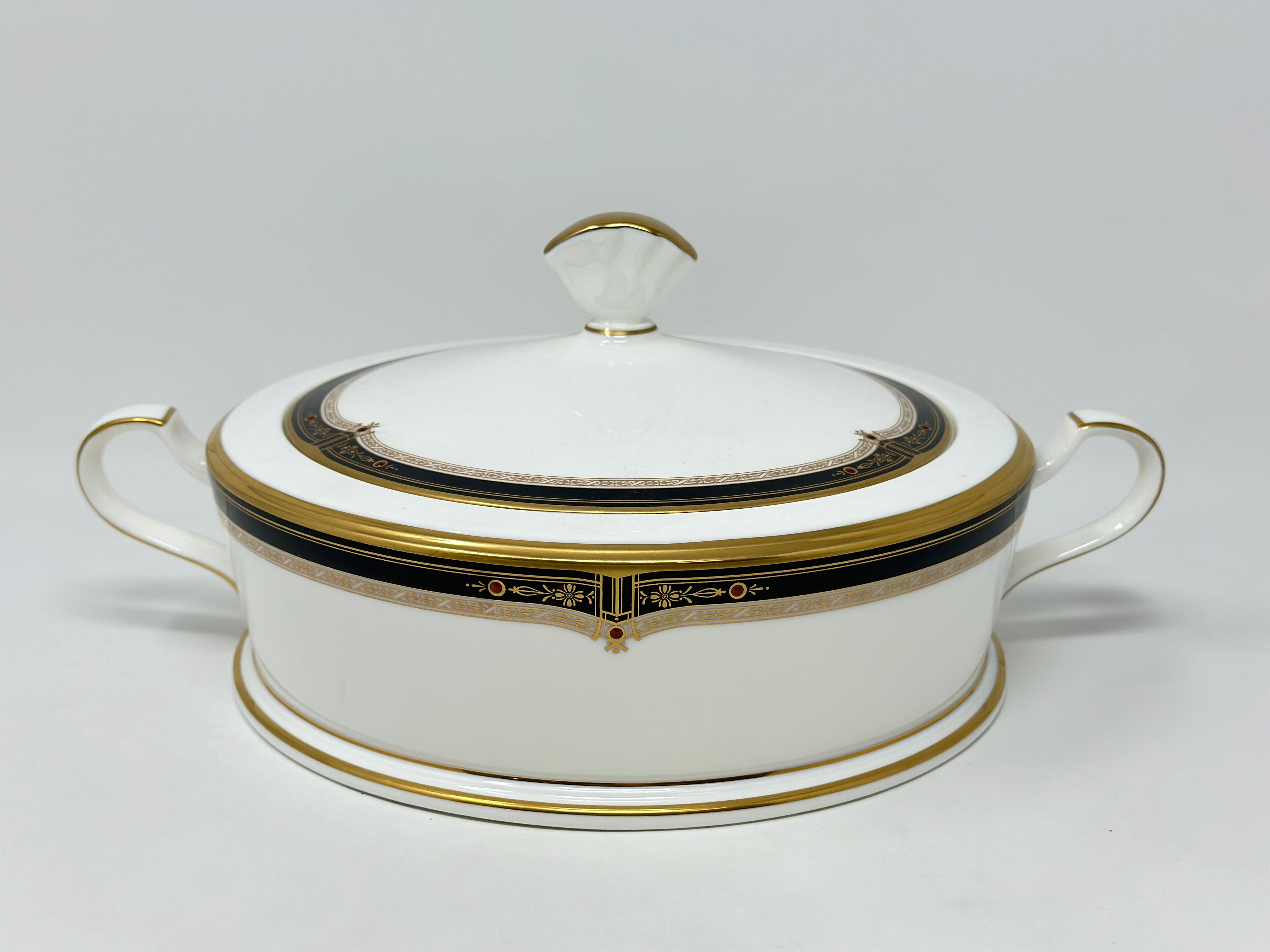 Noritake Gold and Sable Covered Vegetable