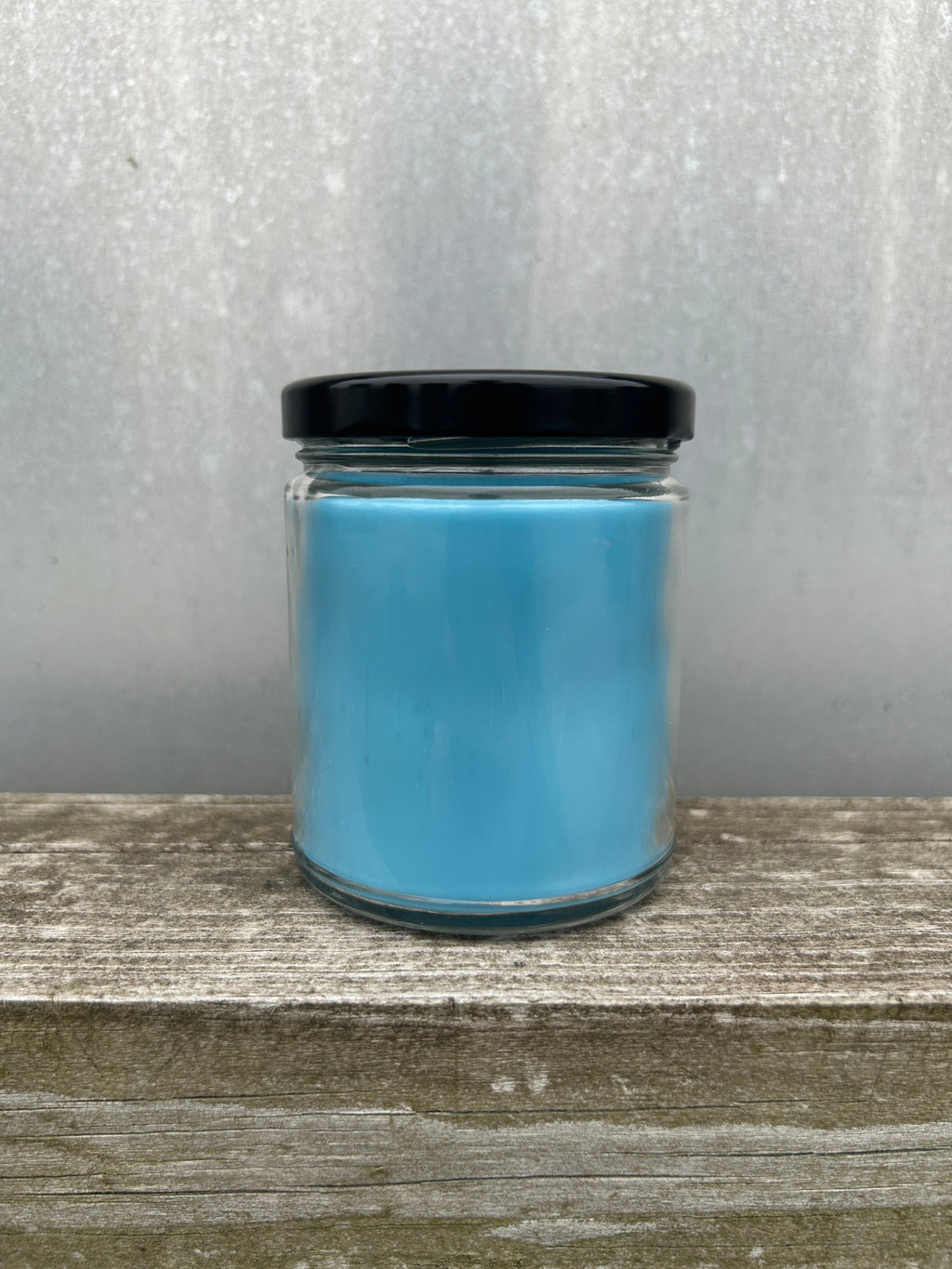 9oz Baja Breeze Soy Candle with Black Lid UV Printed