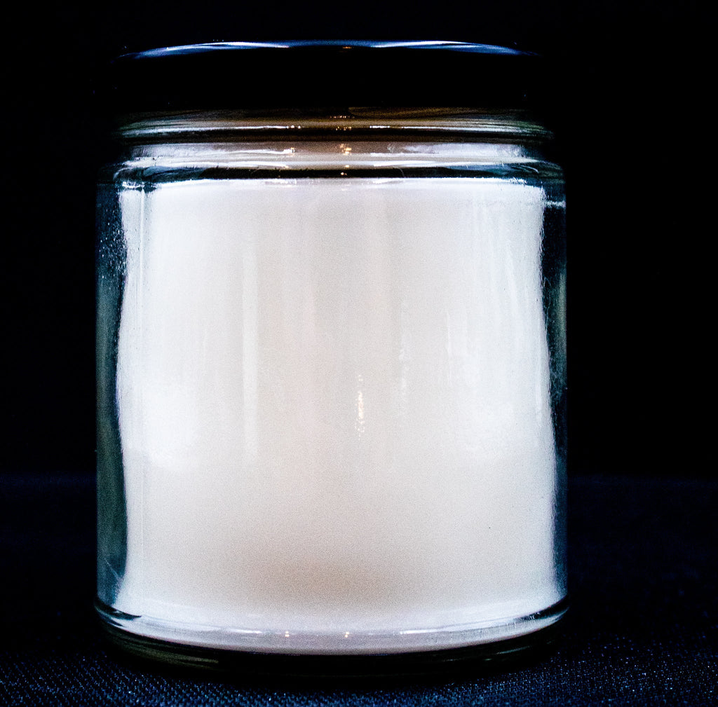 16 oz Birch & Black Pepper Soy Candle with Black Lid UV Printed